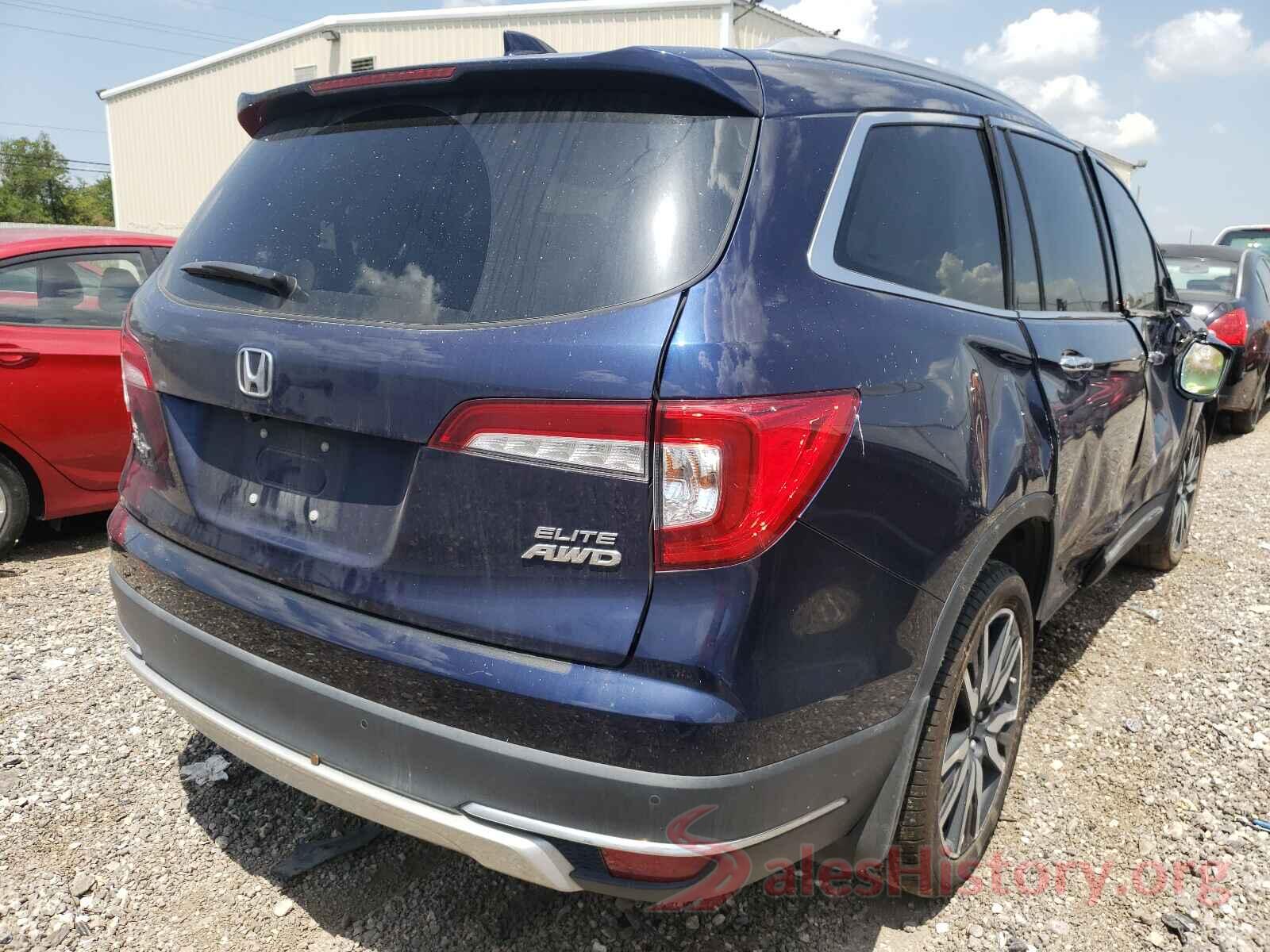 5FNYF6H08KB026956 2019 HONDA PILOT