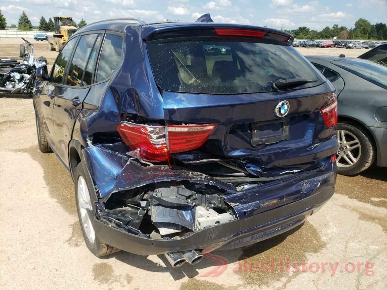 5UXWX9C35H0W69214 2017 BMW X3