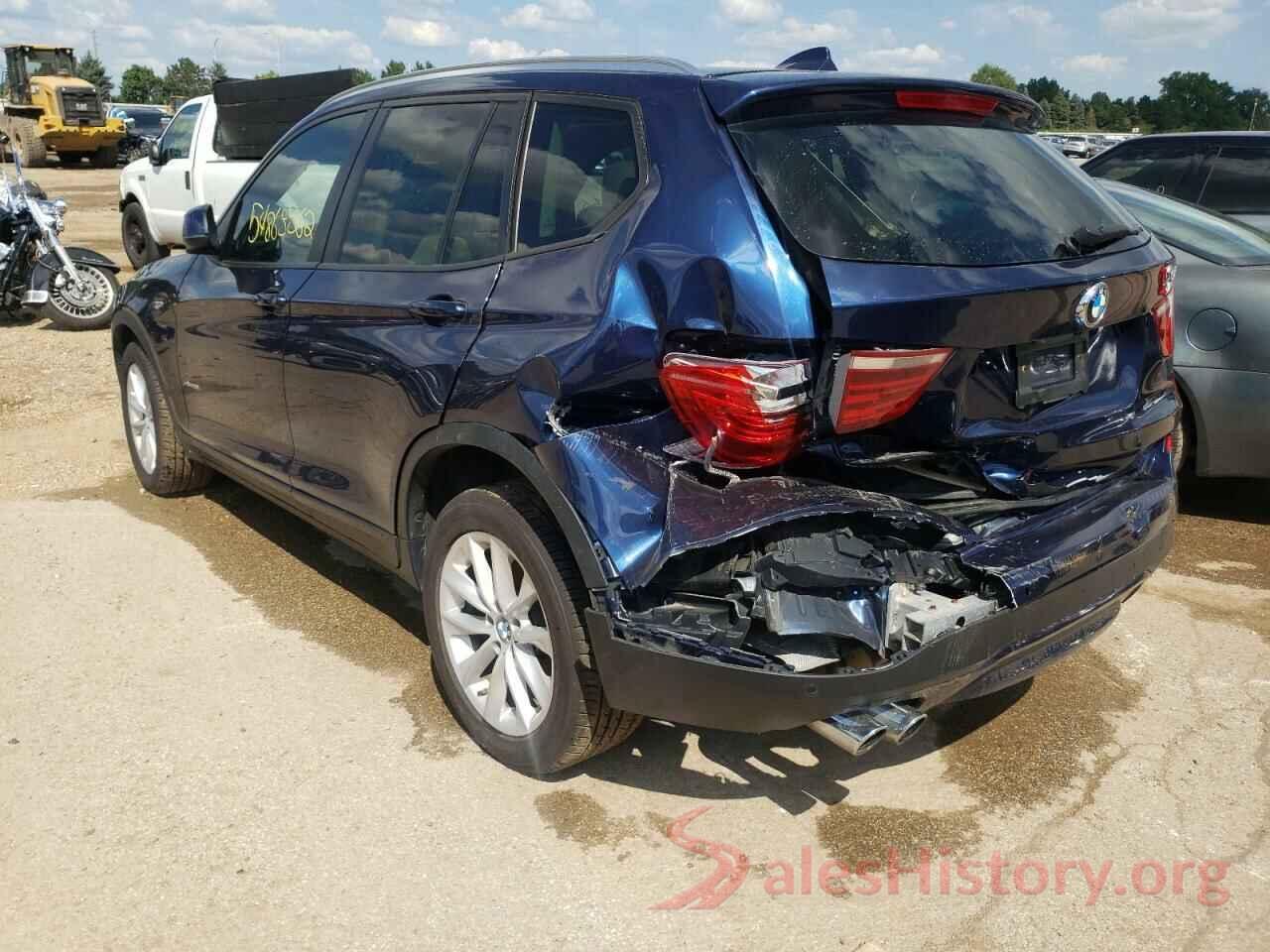 5UXWX9C35H0W69214 2017 BMW X3