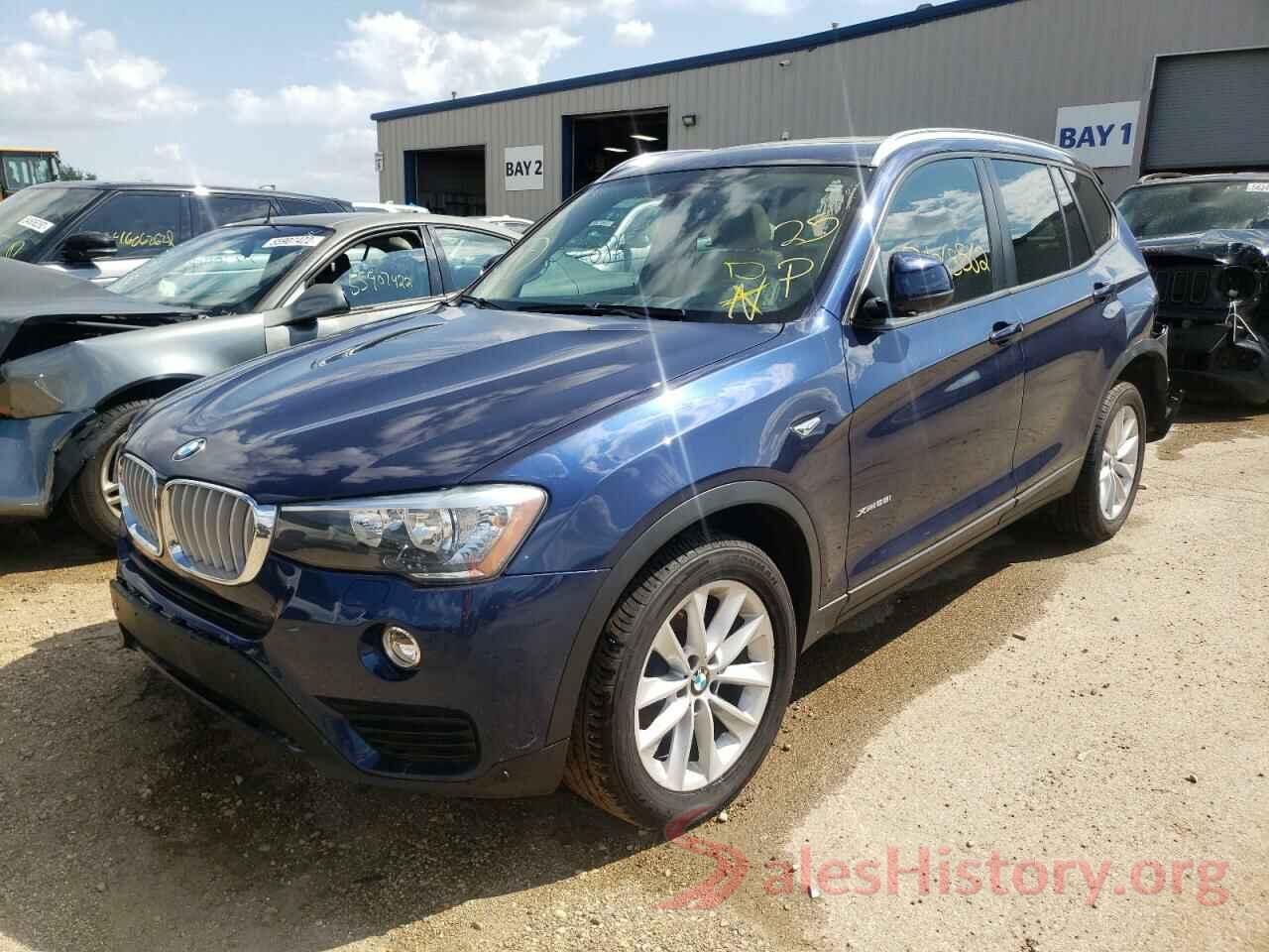 5UXWX9C35H0W69214 2017 BMW X3