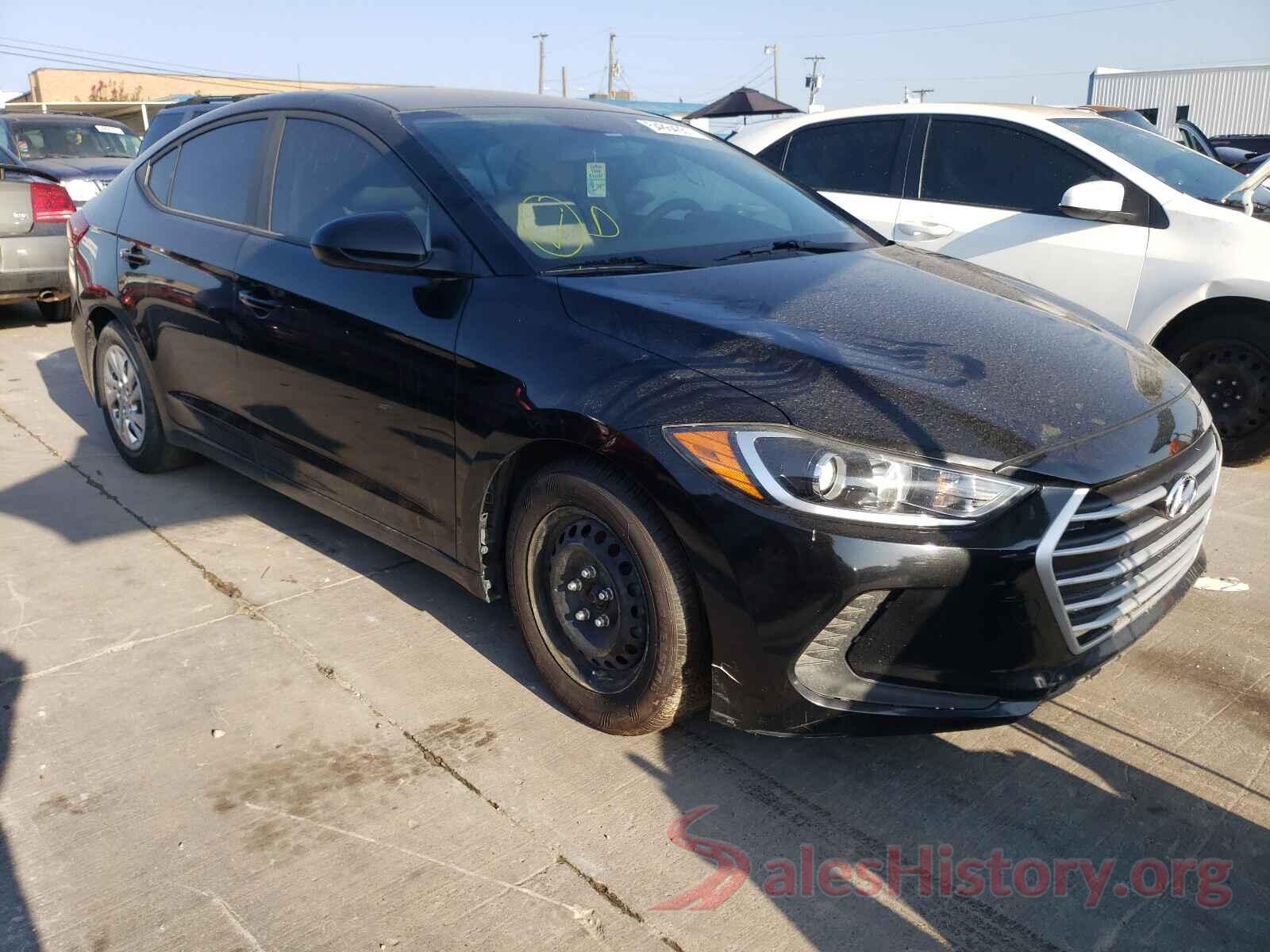 KMHD74LFXHU119646 2017 HYUNDAI ELANTRA