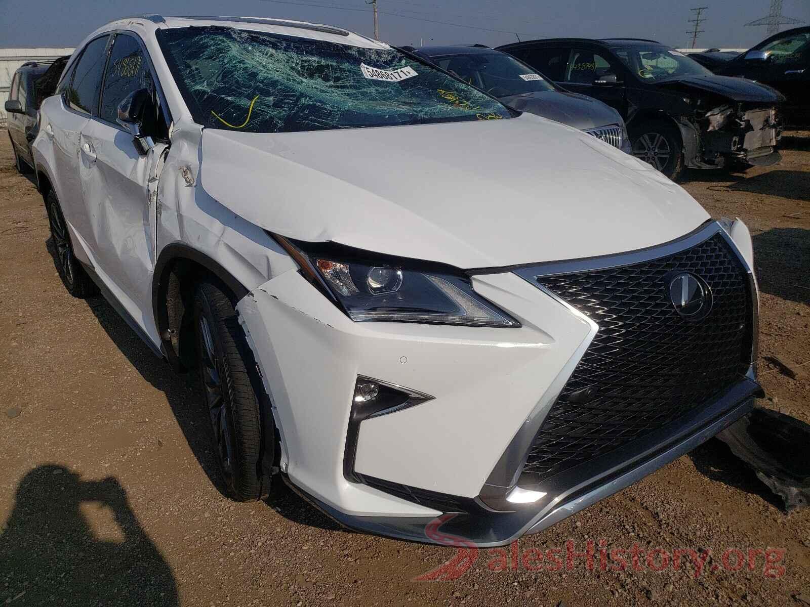 2T2ZZMCA6HC070415 2017 LEXUS RX350