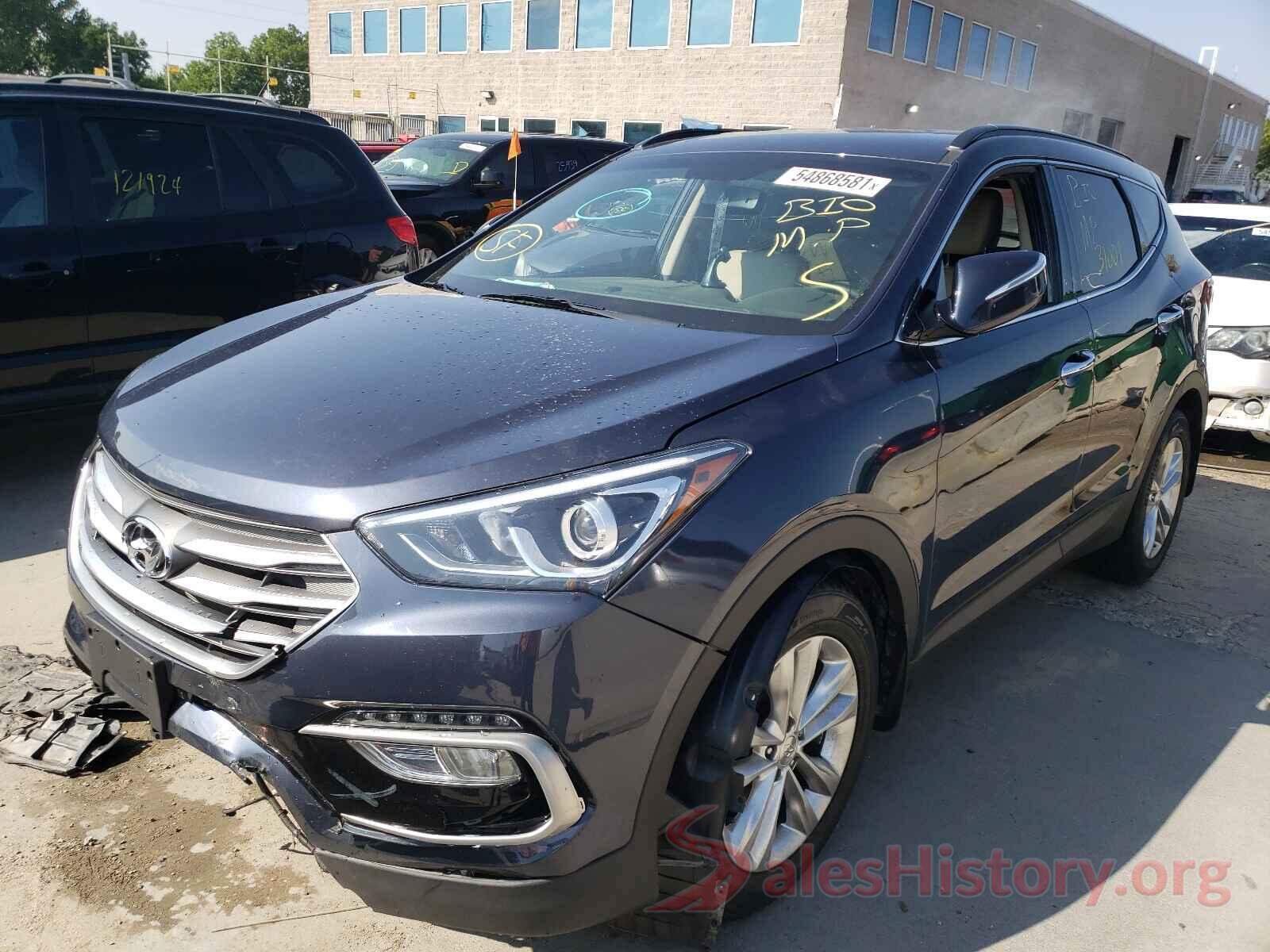 5XYZUDLA6HG498802 2017 HYUNDAI SANTA FE