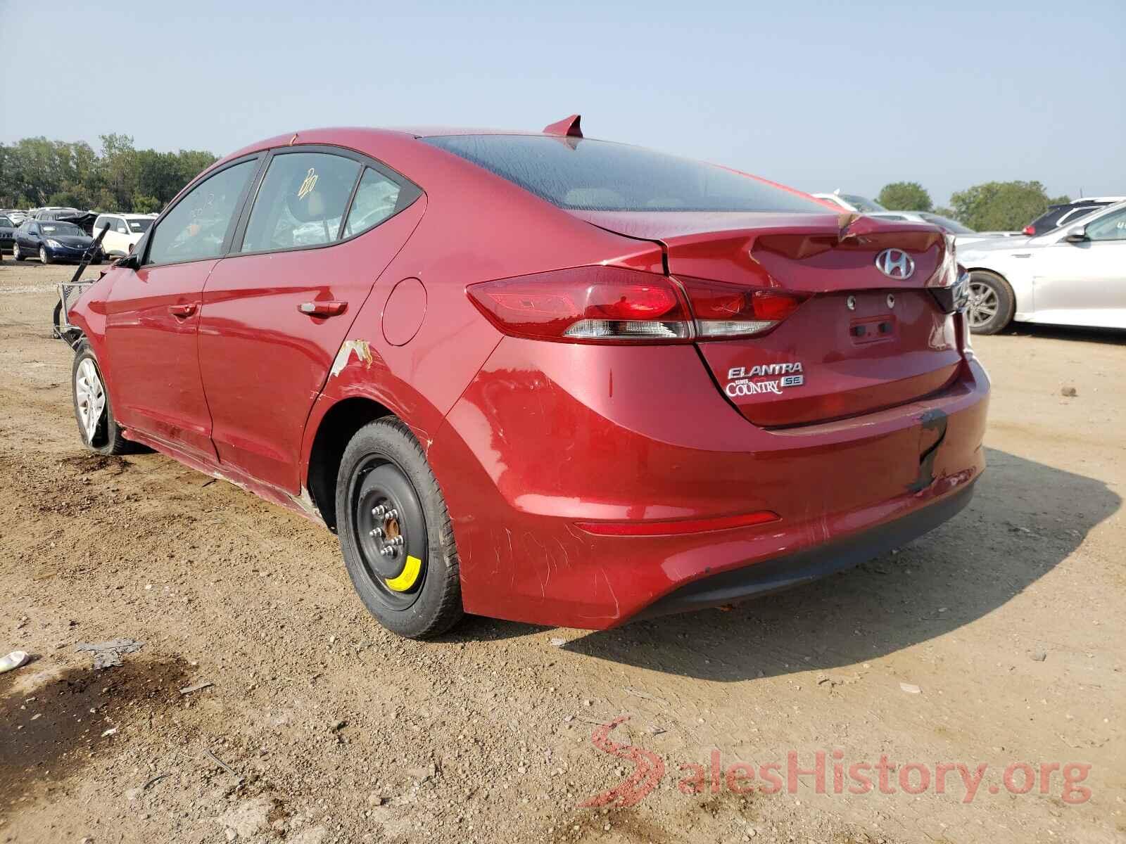 5NPD74LF4HH127529 2017 HYUNDAI ELANTRA