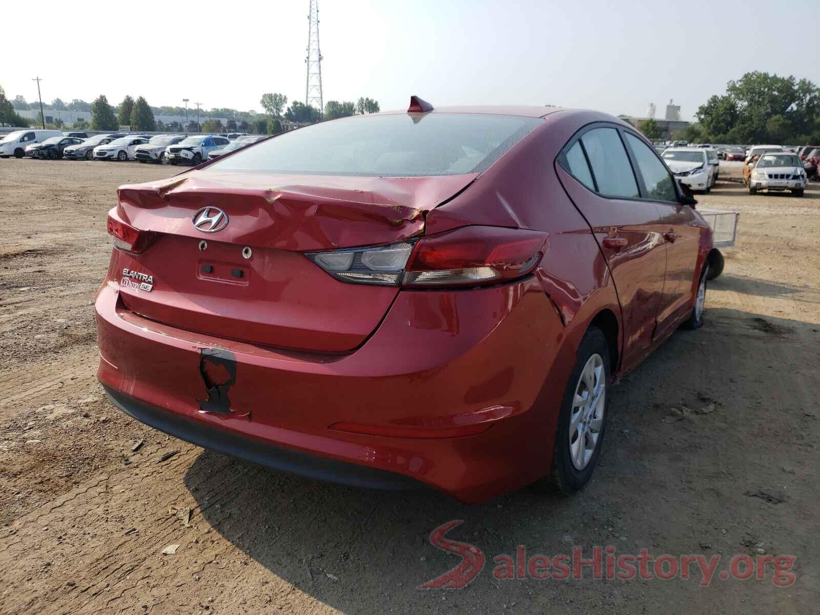 5NPD74LF4HH127529 2017 HYUNDAI ELANTRA