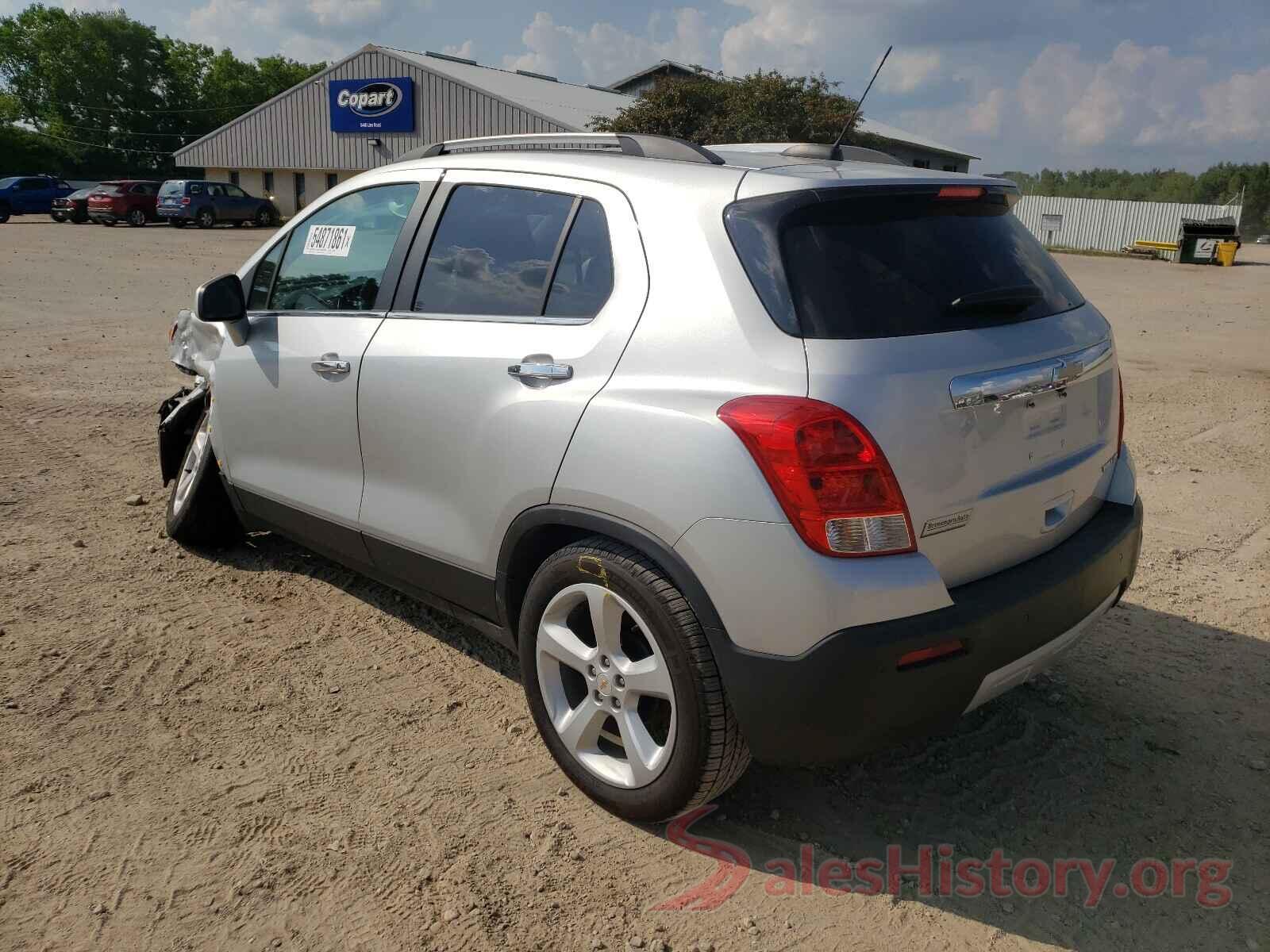 KL7CJMSB6GB558740 2016 CHEVROLET TRAX