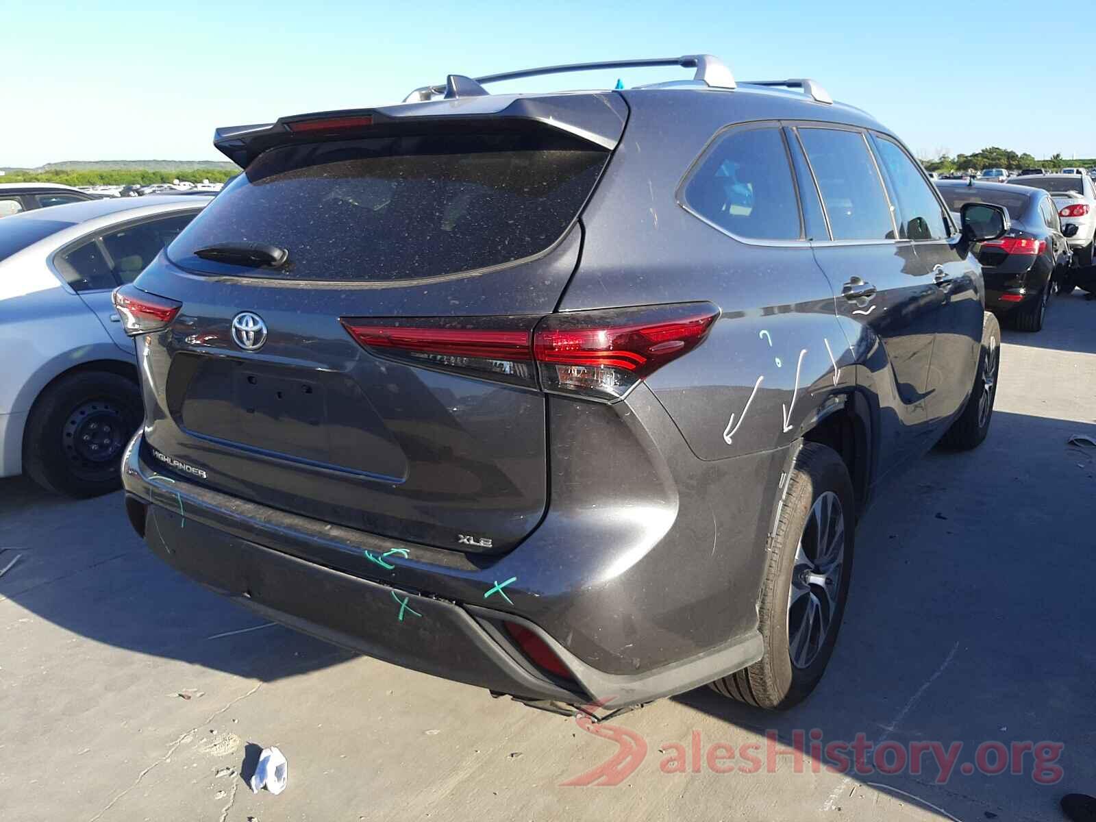 5TDGZRAH5LS014989 2020 TOYOTA HIGHLANDER