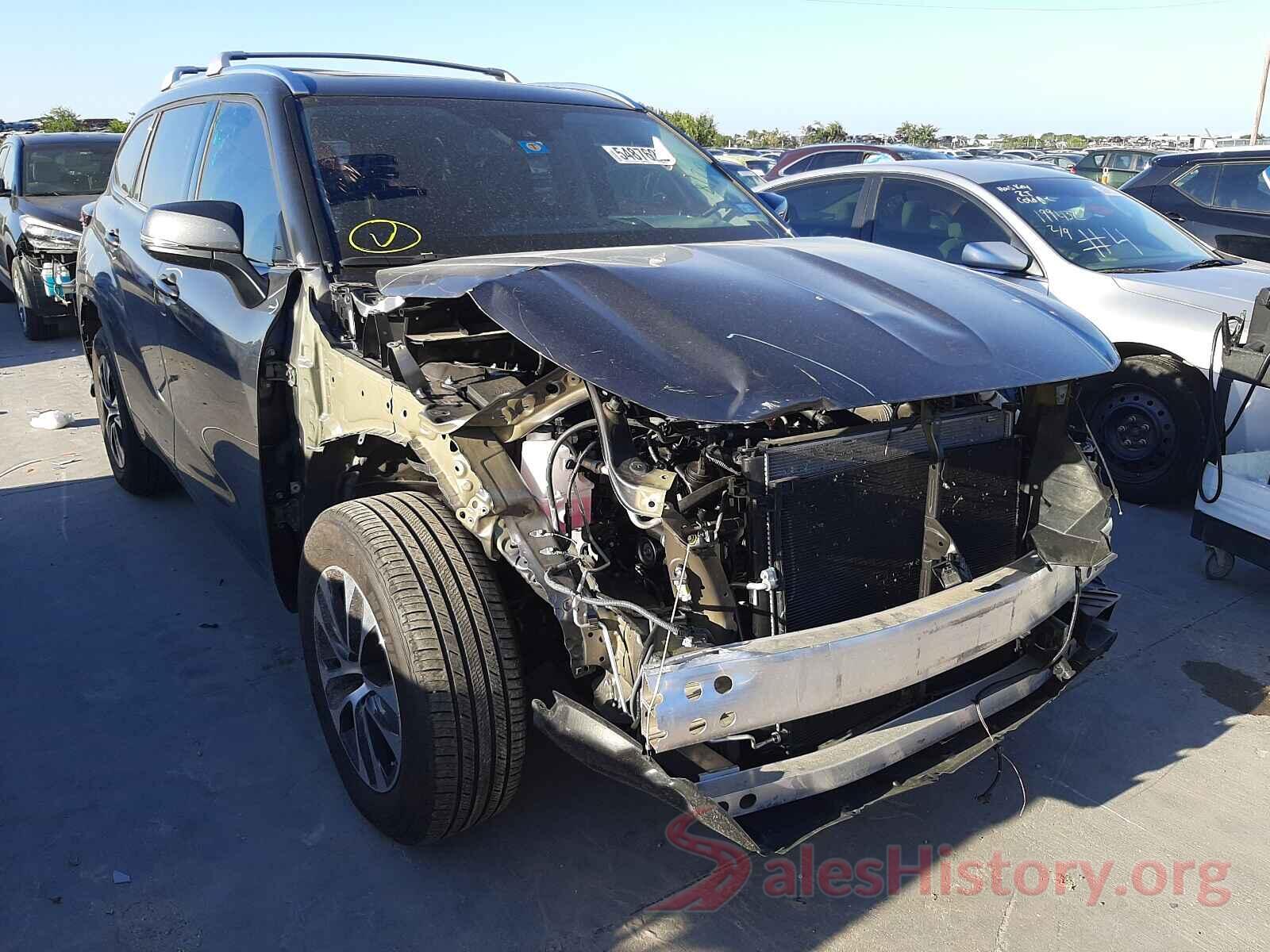 5TDGZRAH5LS014989 2020 TOYOTA HIGHLANDER