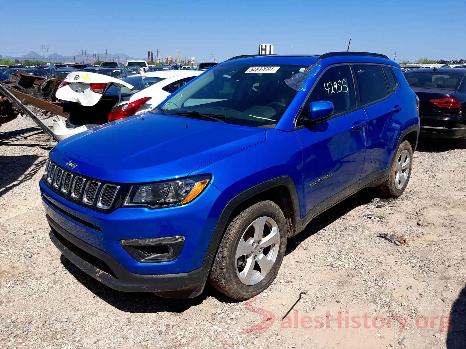 3C4NJDBB0JT112522 2018 JEEP COMPASS