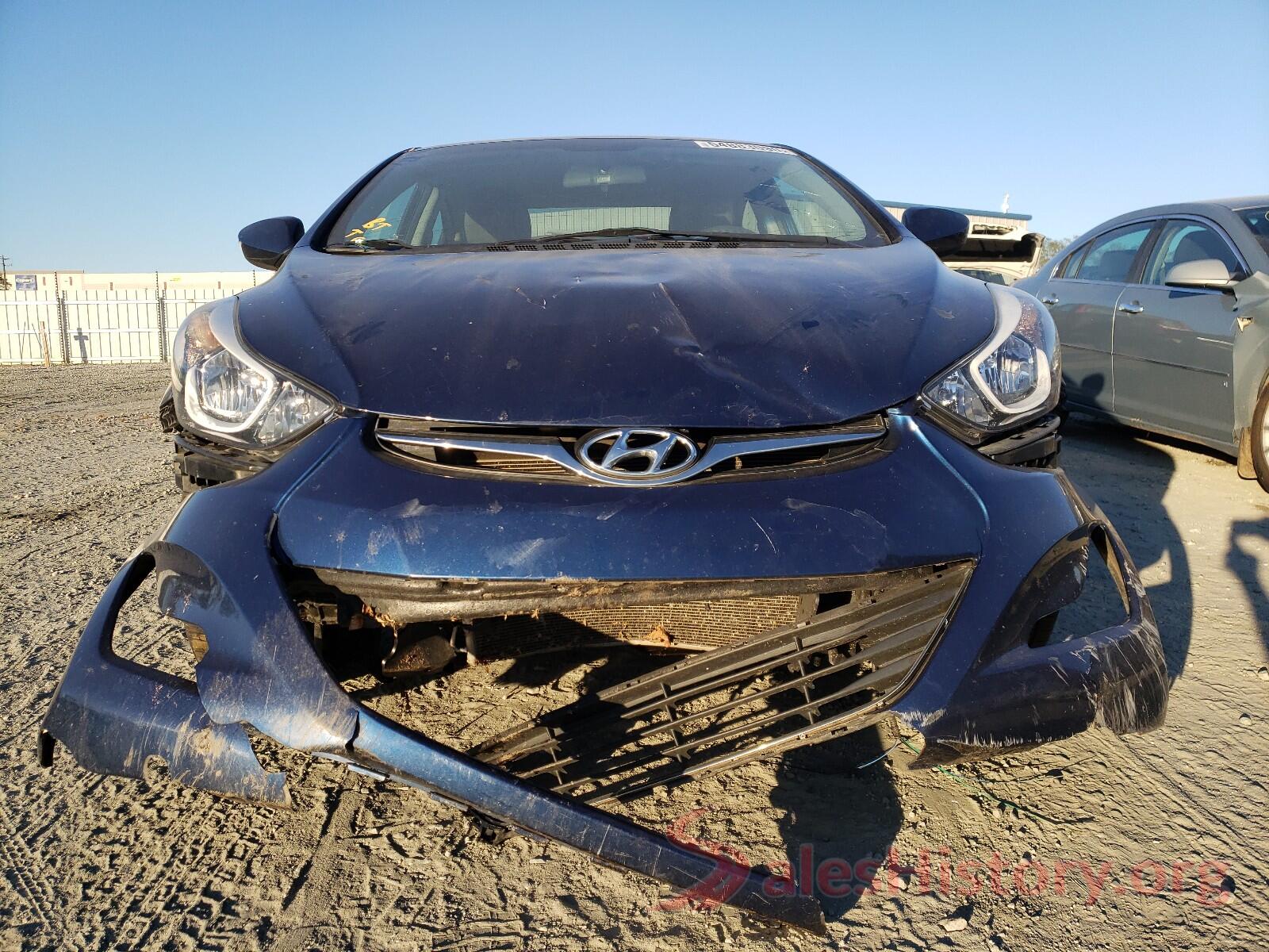 5NPDH4AE6GH655093 2016 HYUNDAI ELANTRA