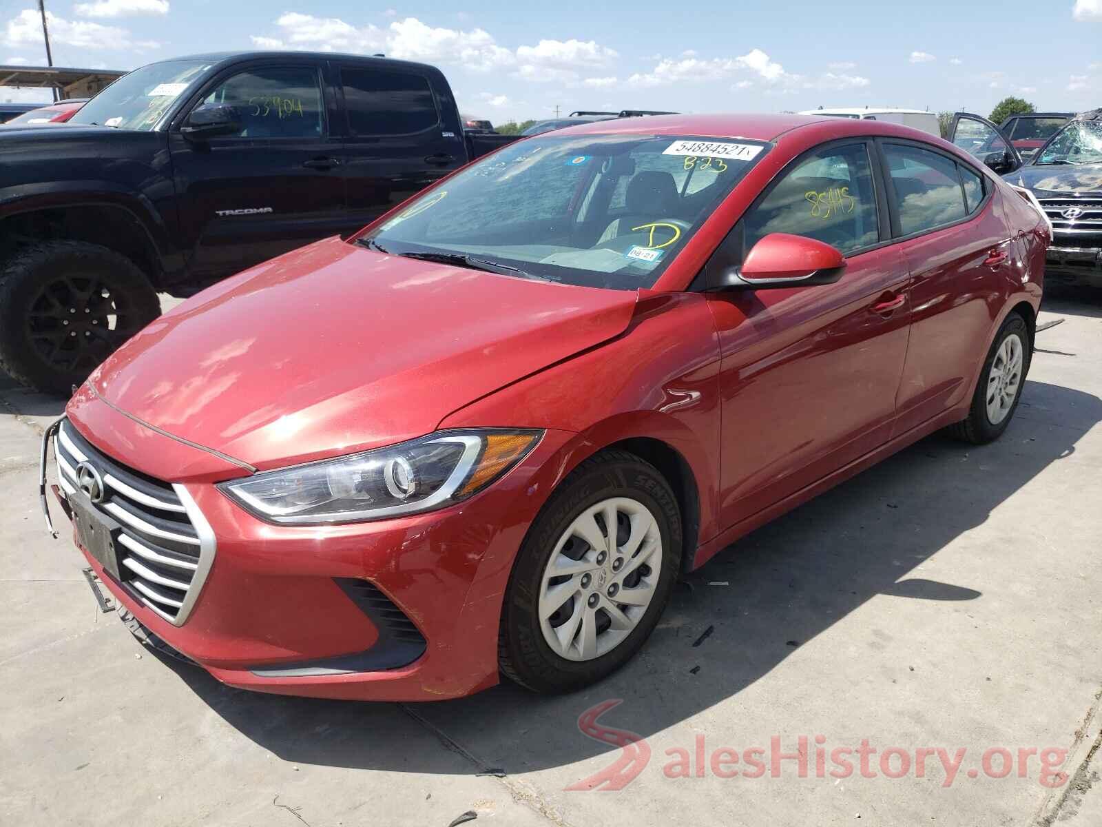 5NPD74LF7HH077953 2017 HYUNDAI ELANTRA