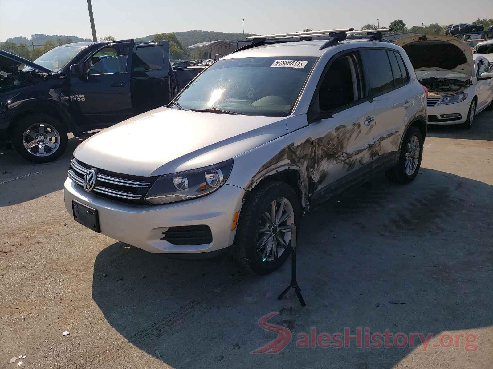 WVGBV7AX6HK054509 2017 VOLKSWAGEN TIGUAN