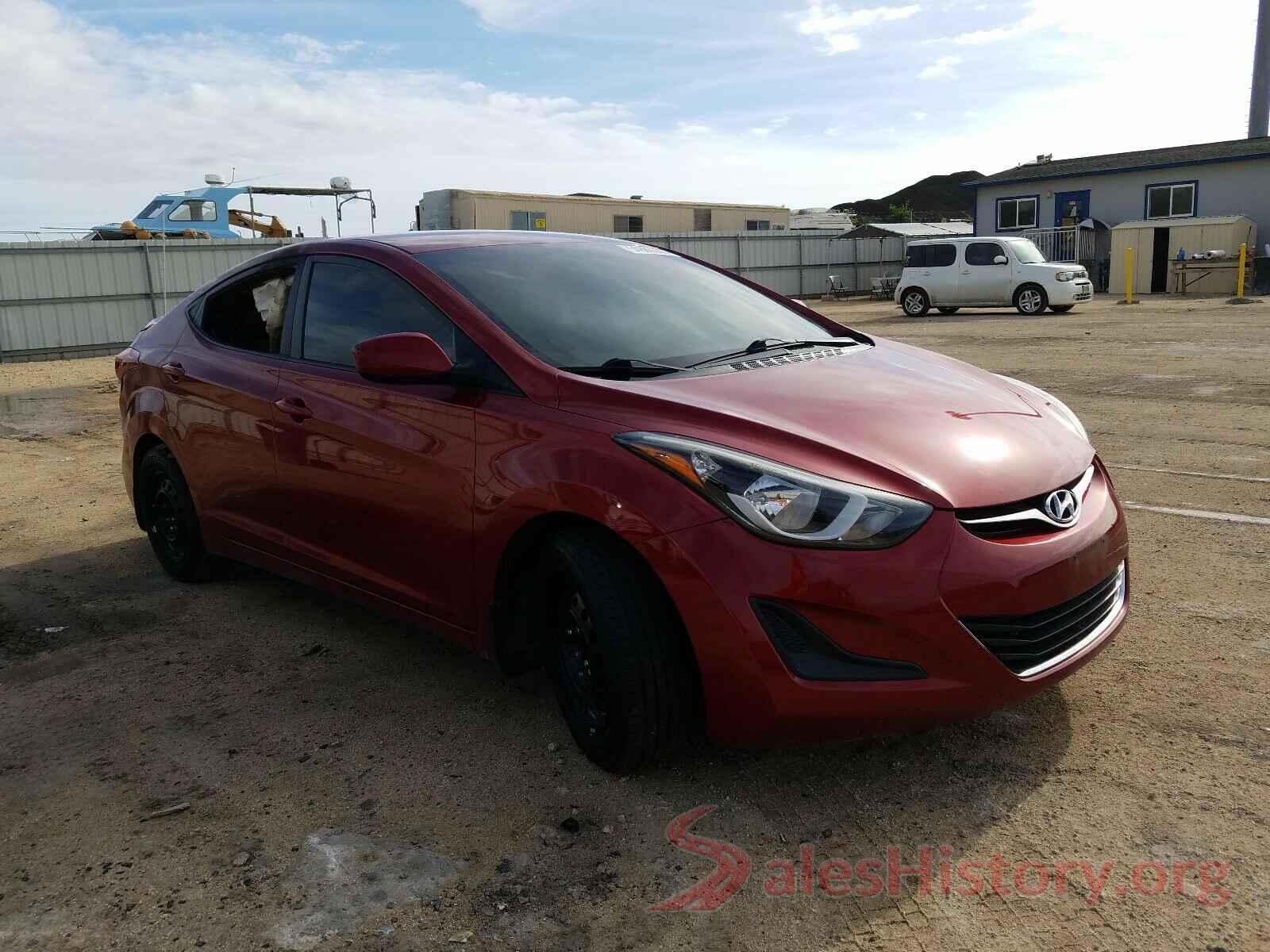 5NPDH4AE1GH770085 2016 HYUNDAI ELANTRA