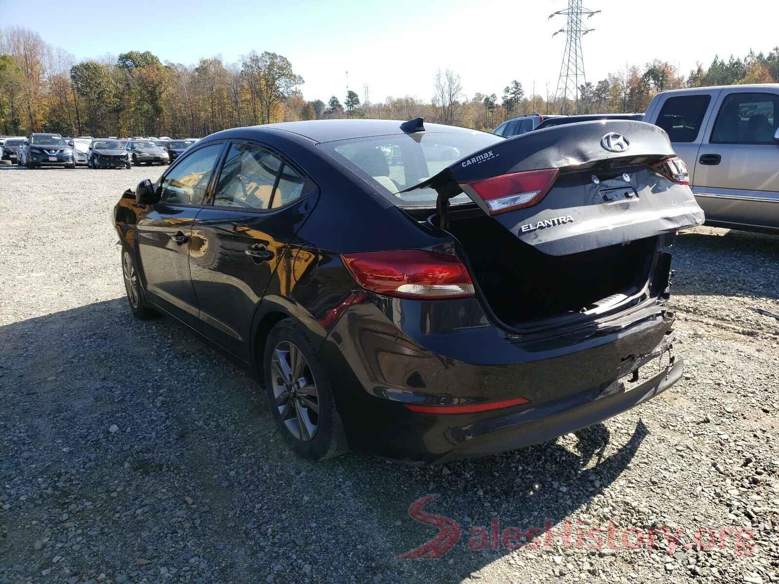 5NPD84LF3HH190229 2017 HYUNDAI ELANTRA