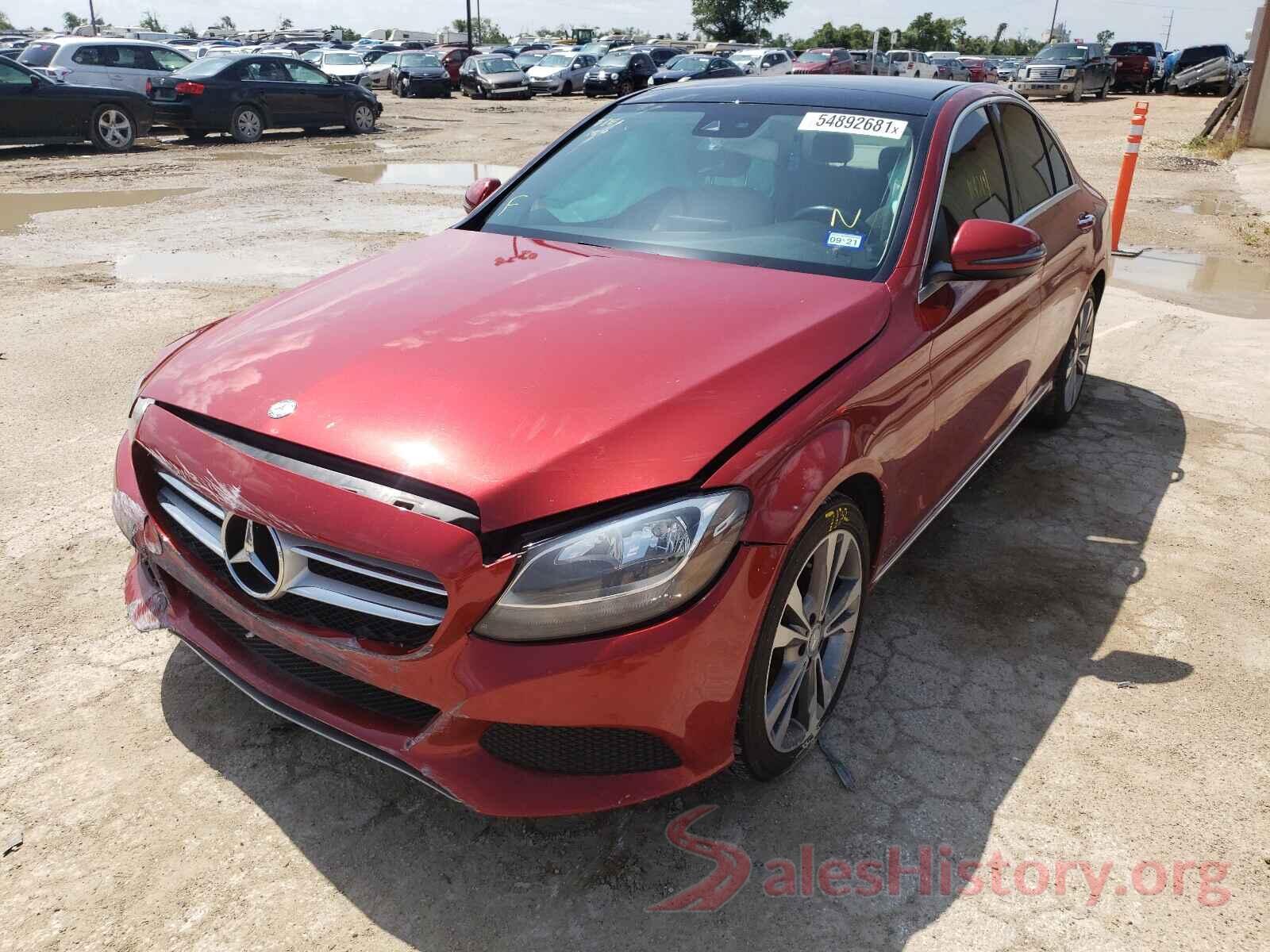 55SWF4JB2GU150895 2016 MERCEDES-BENZ C-CLASS