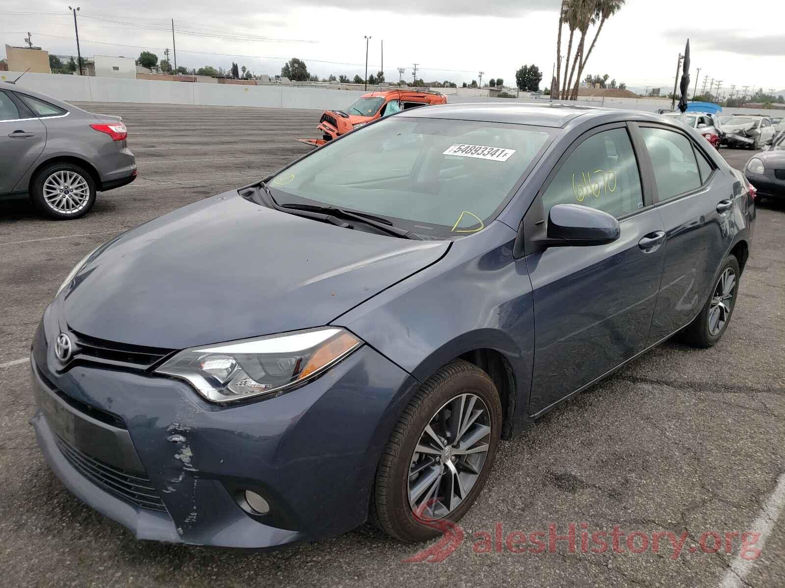 5YFBURHEXGP519283 2016 TOYOTA COROLLA