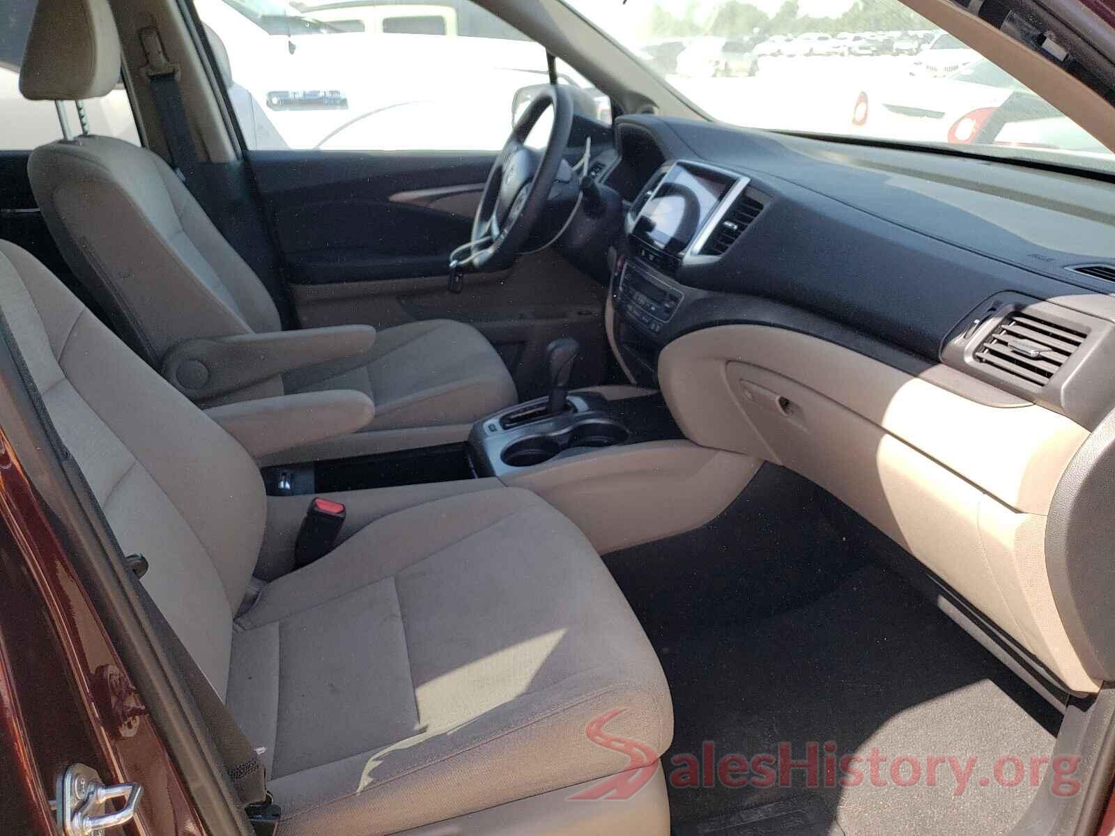 5FNYF5H3XGB010205 2016 HONDA PILOT