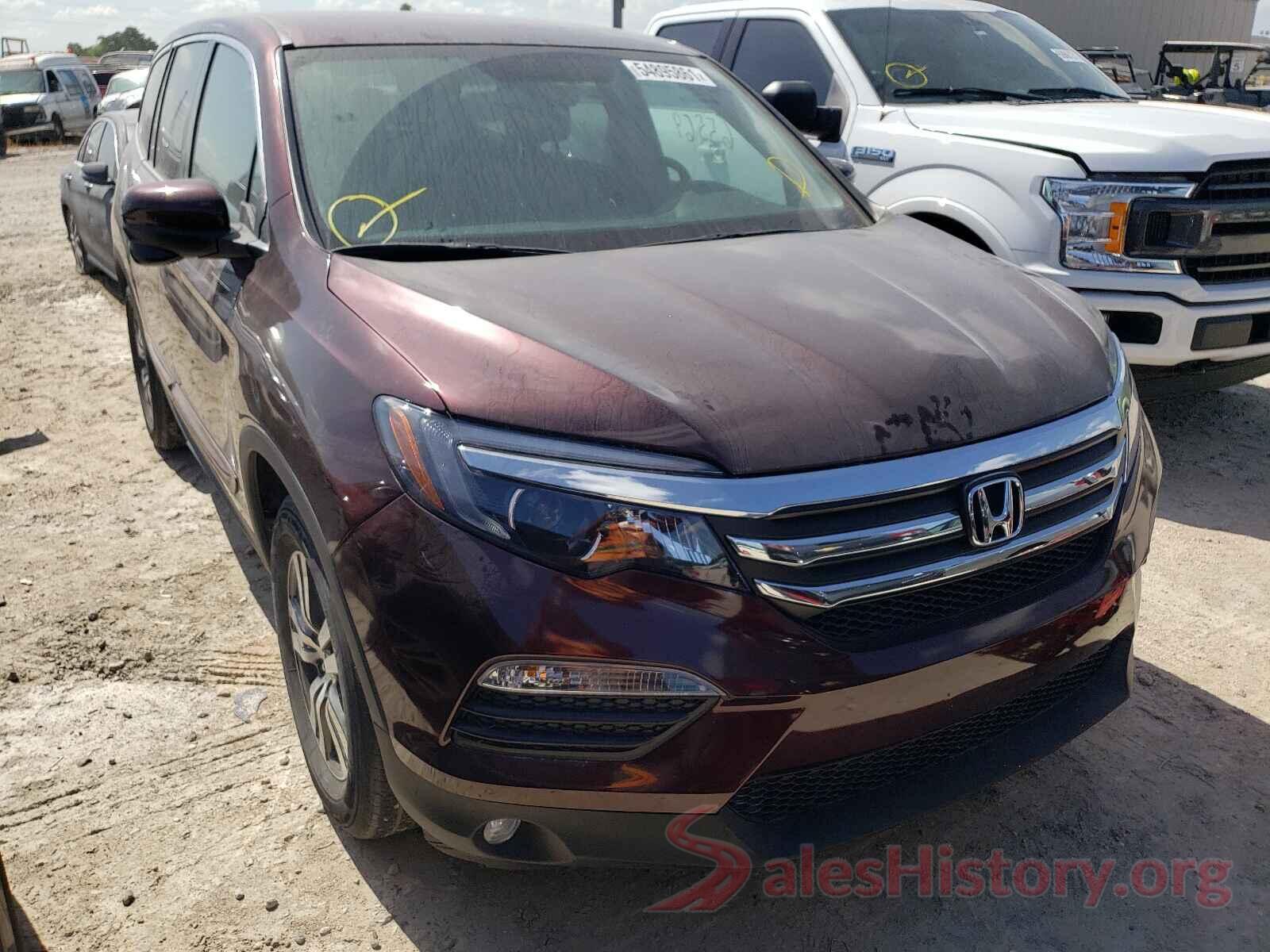 5FNYF5H3XGB010205 2016 HONDA PILOT