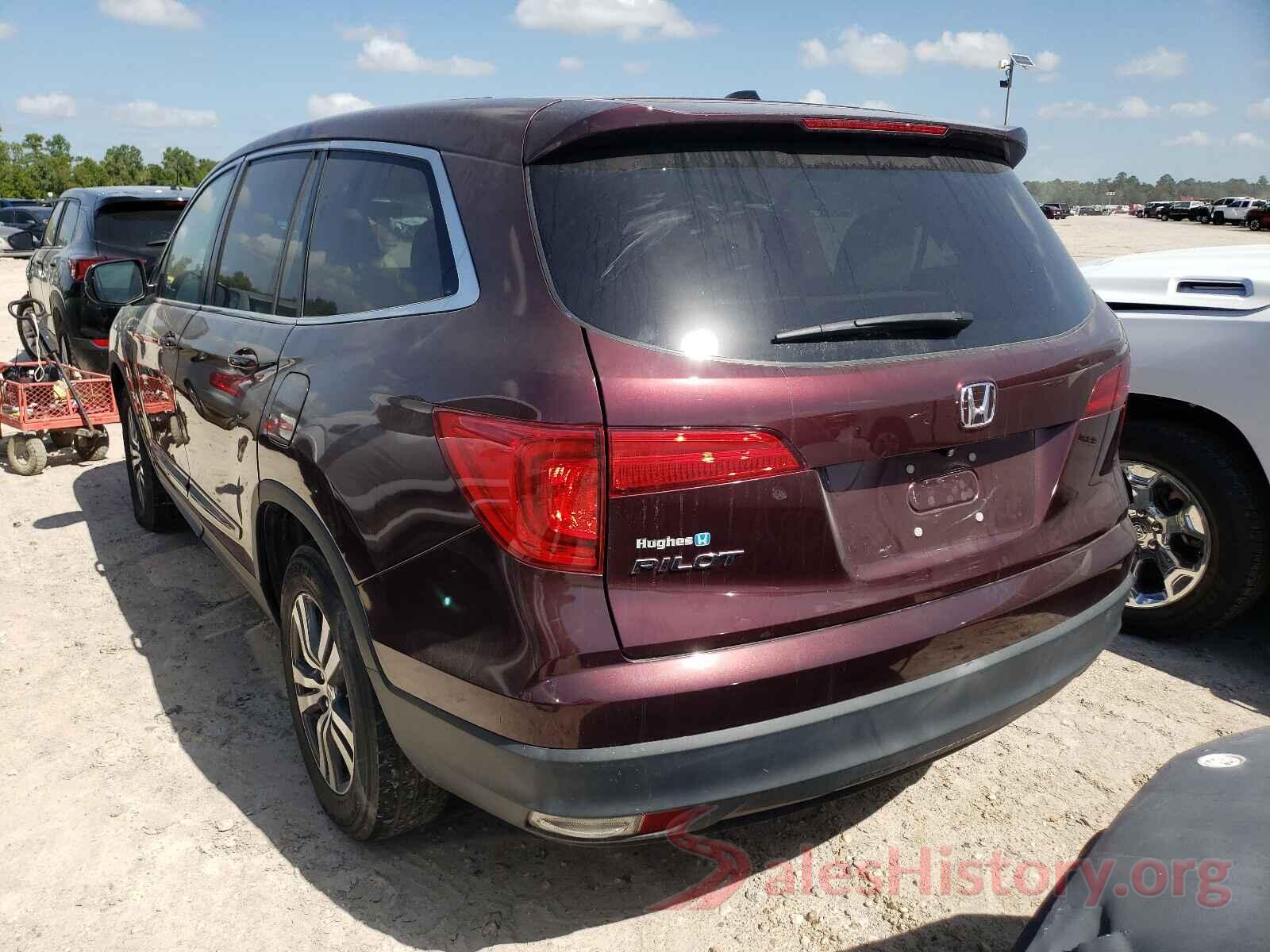 5FNYF5H3XGB010205 2016 HONDA PILOT