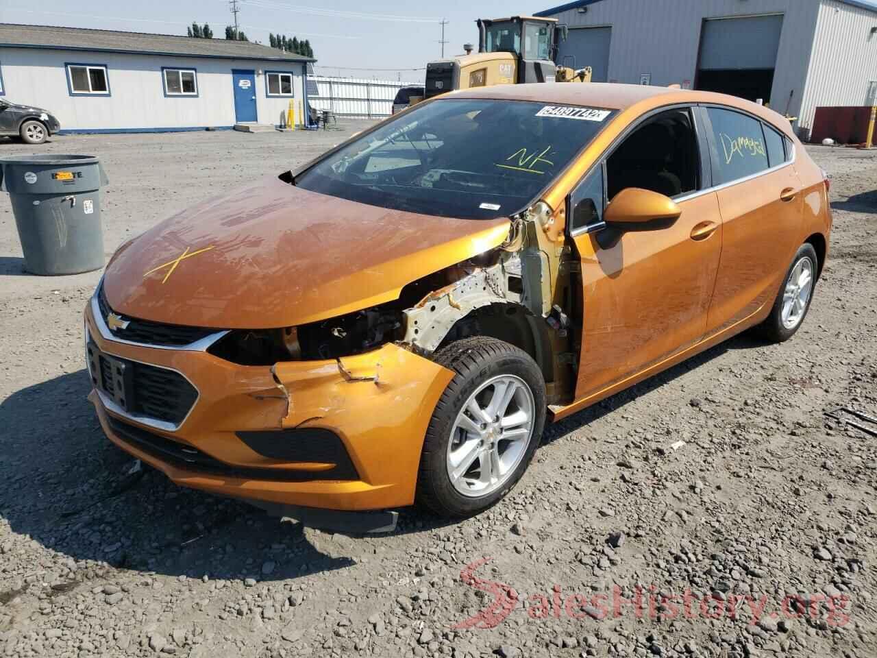 3G1BE6SMXHS581694 2017 CHEVROLET CRUZE