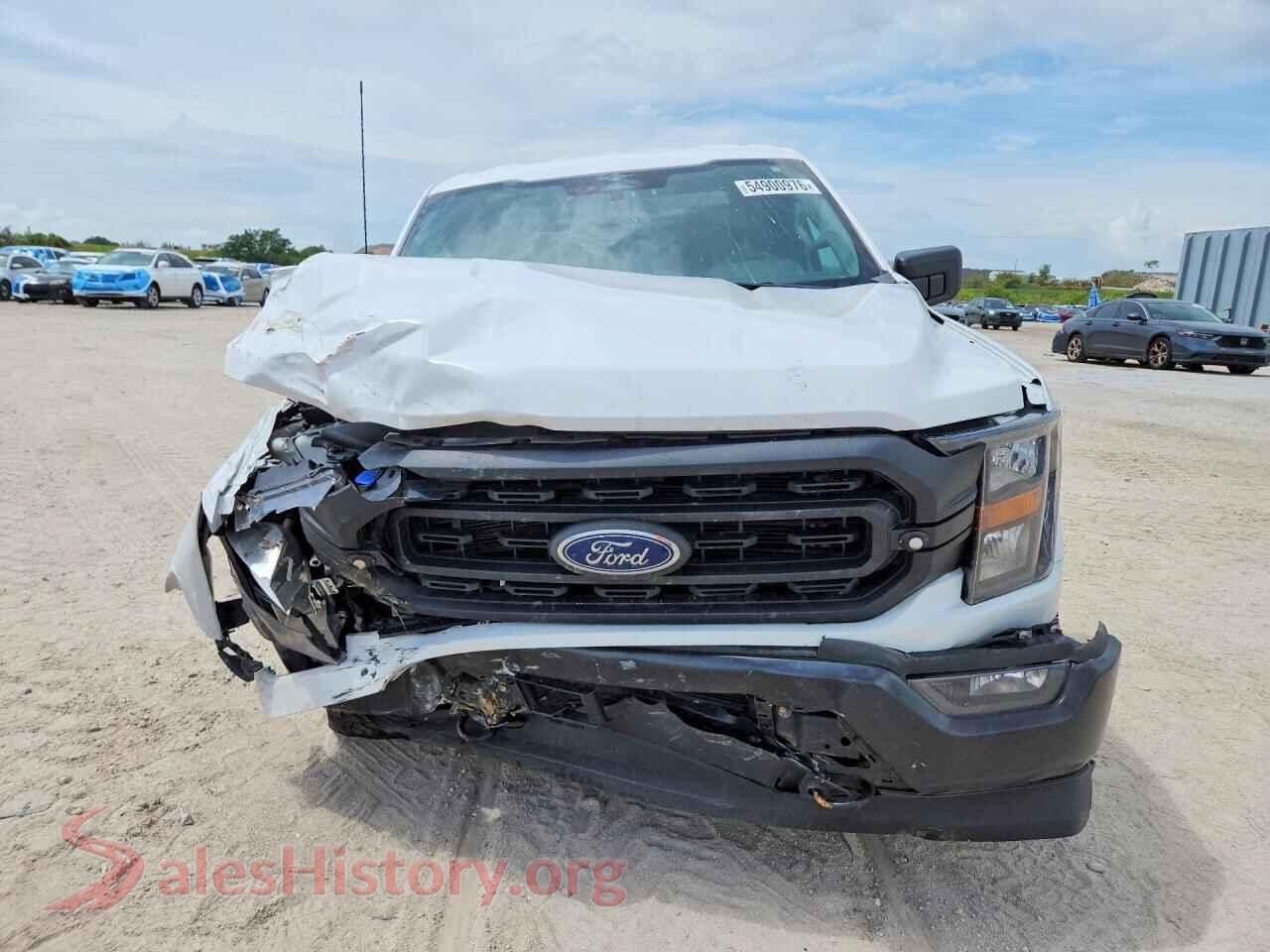 2023 FORD F150 VIN 1FTEX1EP2PKE09368, rear view