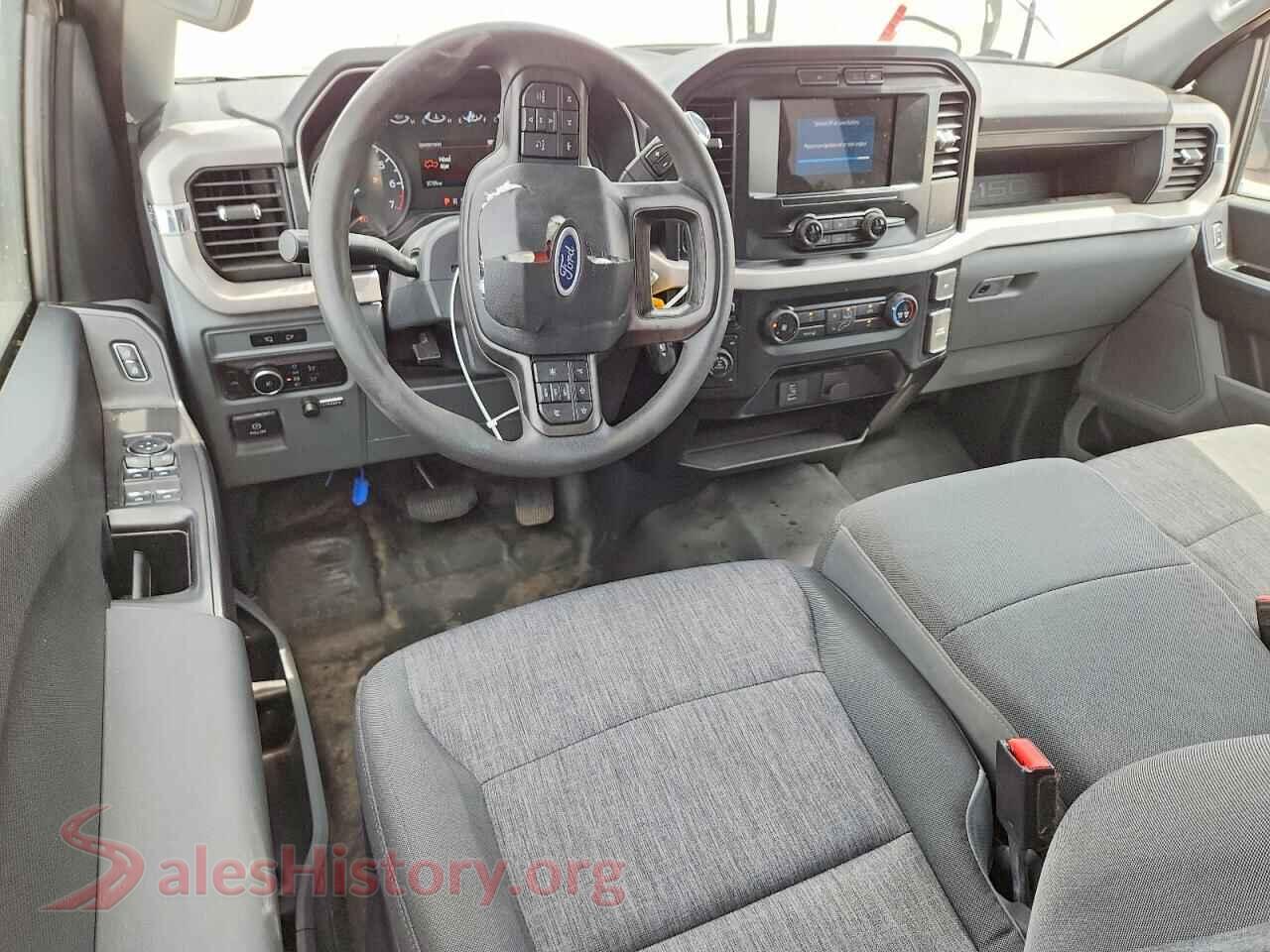 2023 FORD F150 VIN 1FTEX1EP2PKE09368, interior dashboard