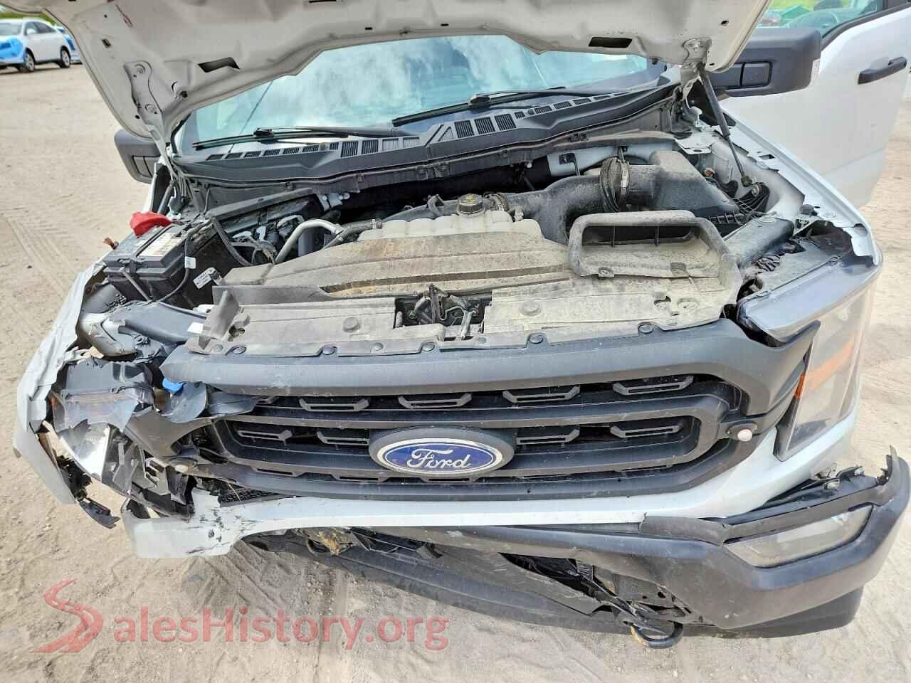 2023 FORD F150 VIN 1FTEX1EP2PKE09368, VIN plate