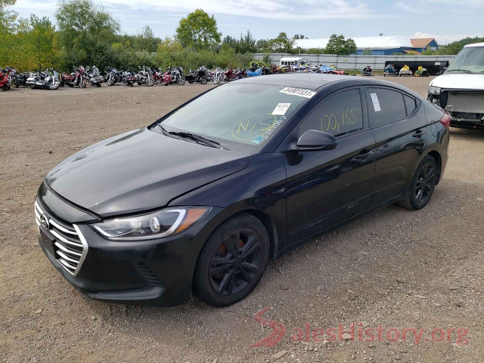 5NPD84LF7HH143544 2017 HYUNDAI ELANTRA