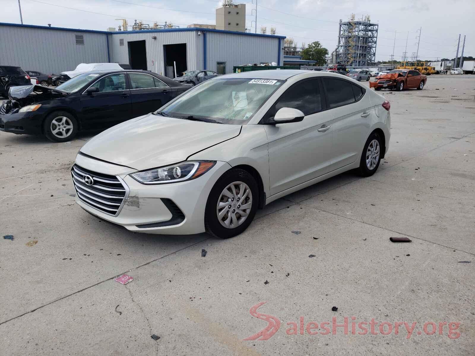 KMHD74LF4HU424558 2017 HYUNDAI ELANTRA