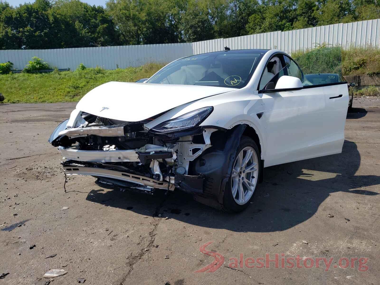 5YJYGDEE8MF231066 2021 TESLA MODEL Y