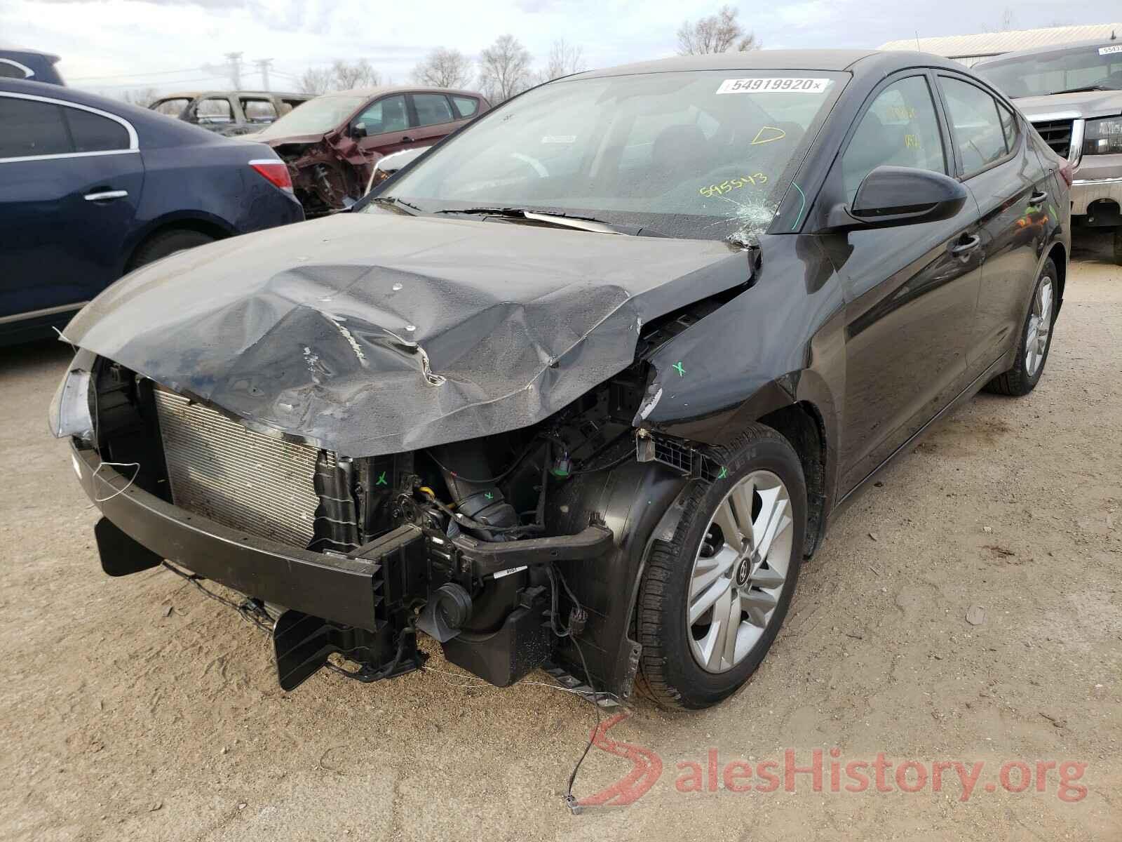 5NPD84LF6LH595543 2020 HYUNDAI ELANTRA