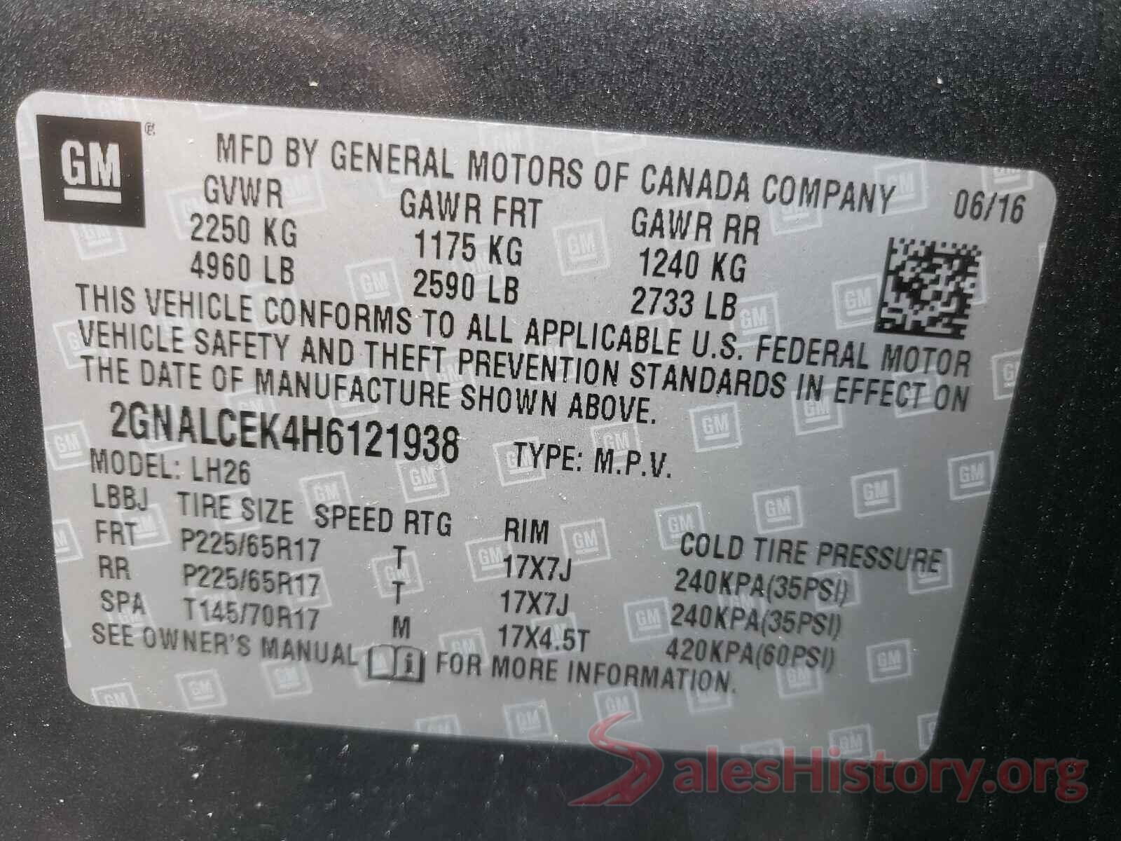 2GNALCEK4H6121938 2017 CHEVROLET EQUINOX