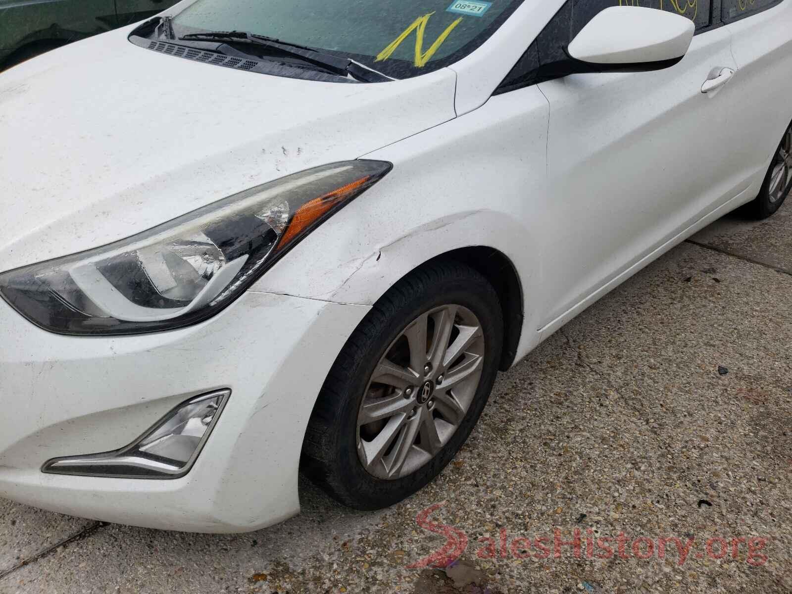 5NPDH4AE3GH772615 2016 HYUNDAI ELANTRA