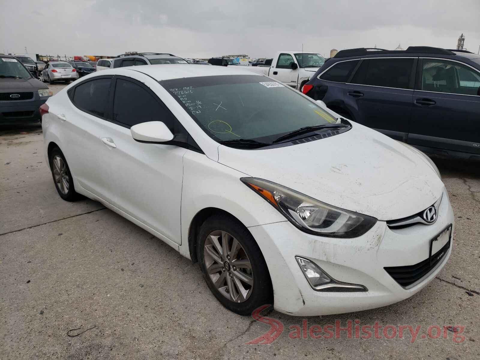 5NPDH4AE3GH772615 2016 HYUNDAI ELANTRA