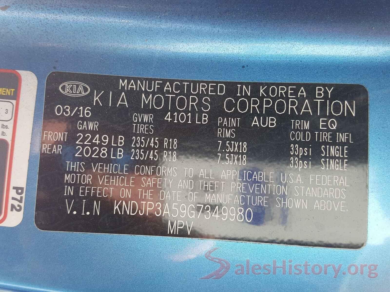 KNDJP3A59G7349980 2016 KIA SOUL