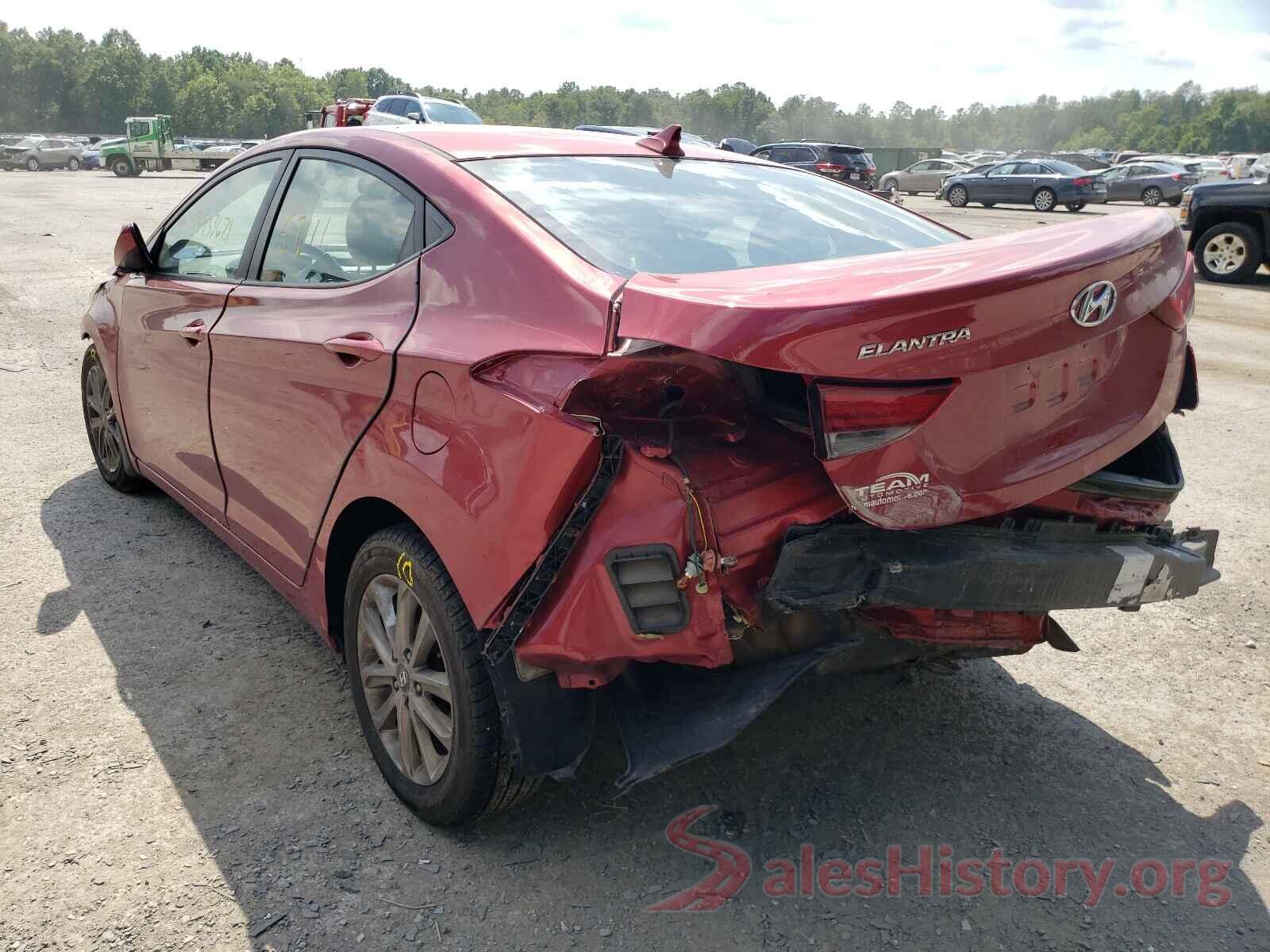 5NPDH4AE3GH682140 2016 HYUNDAI ELANTRA