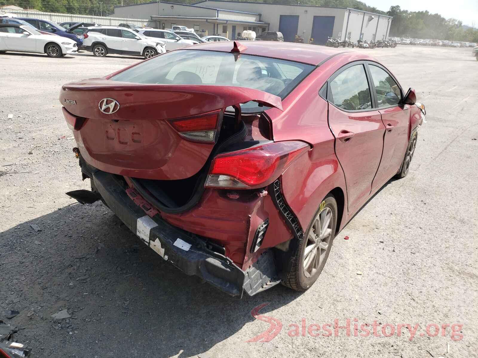 5NPDH4AE3GH682140 2016 HYUNDAI ELANTRA