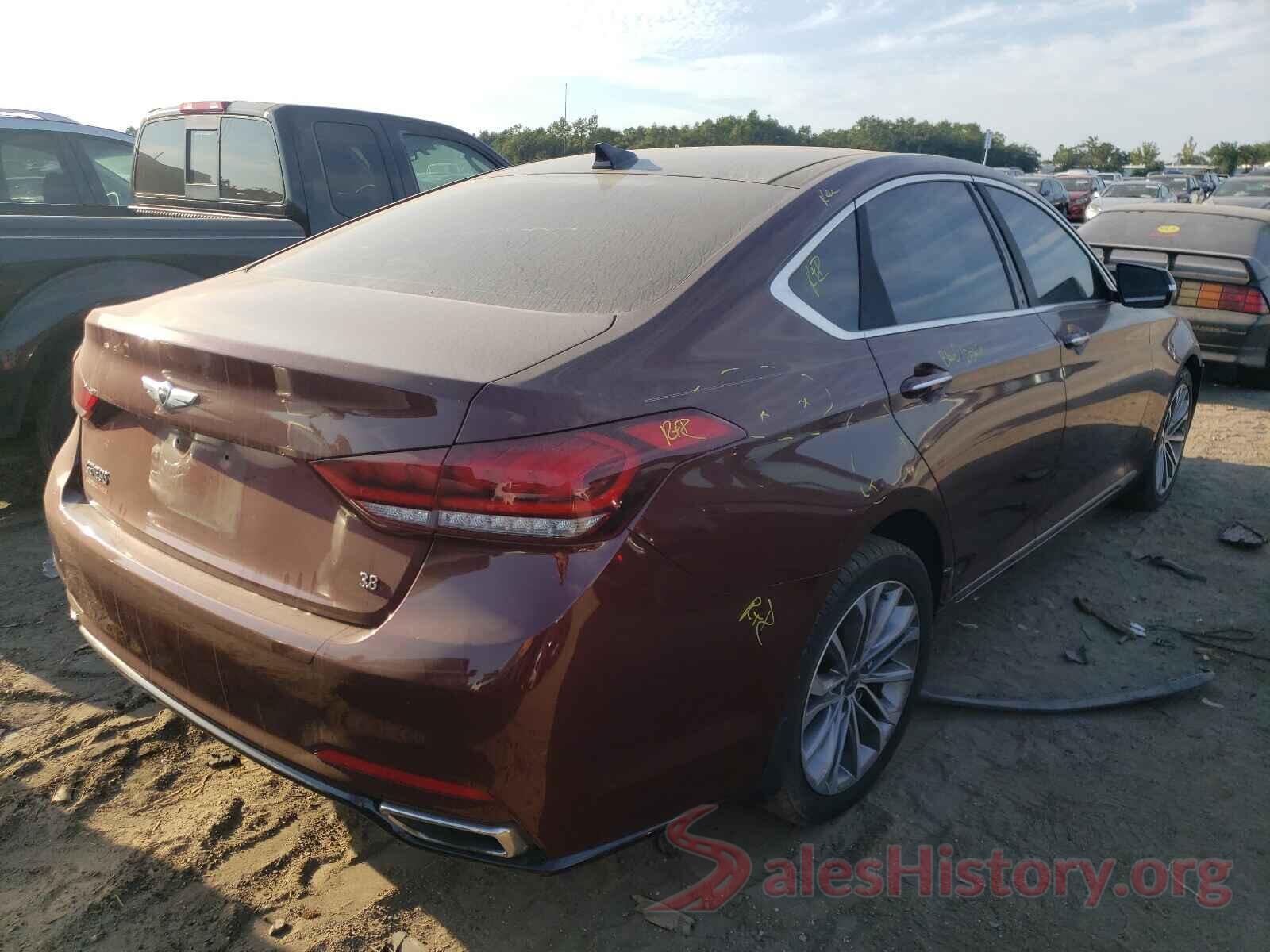 KMHGN4JE8GU112125 2016 HYUNDAI GENESIS