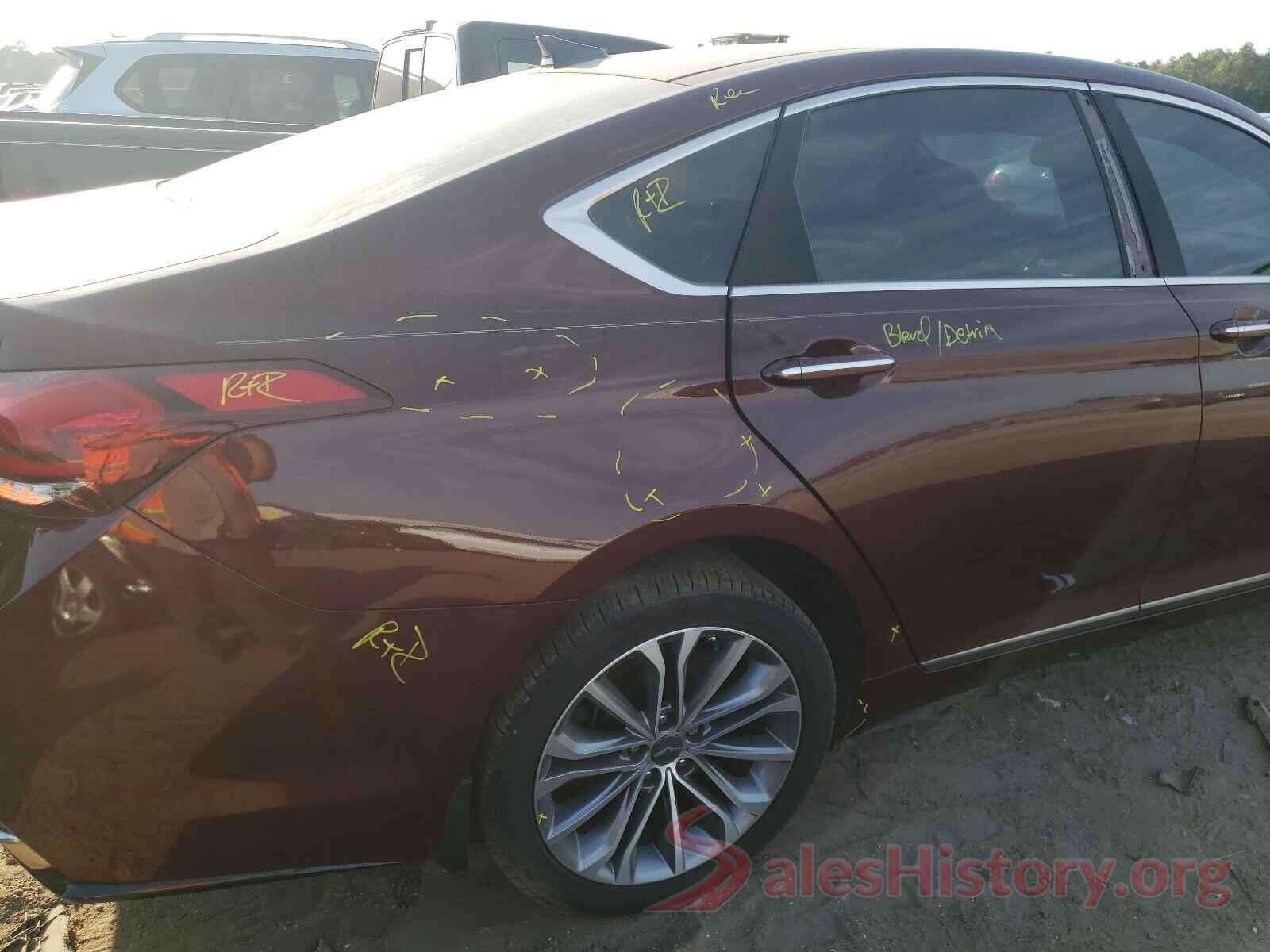 KMHGN4JE8GU112125 2016 HYUNDAI GENESIS