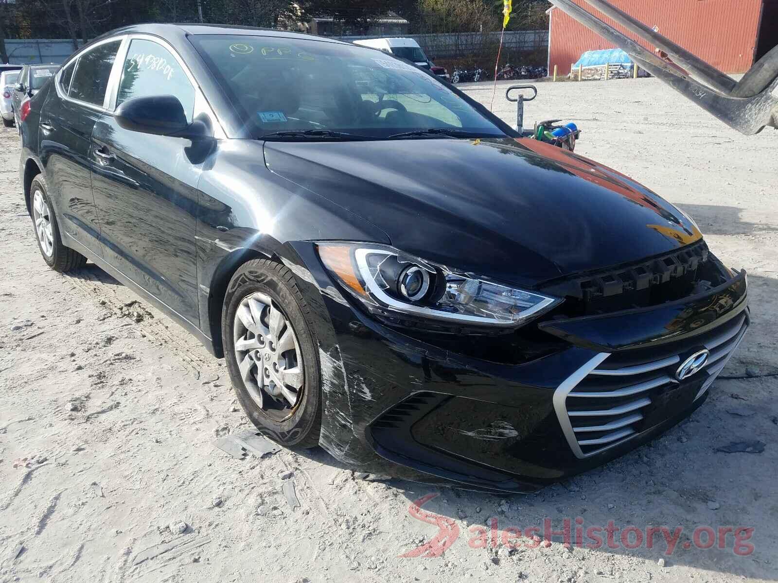 KMHD74LFXHU077737 2017 HYUNDAI ELANTRA