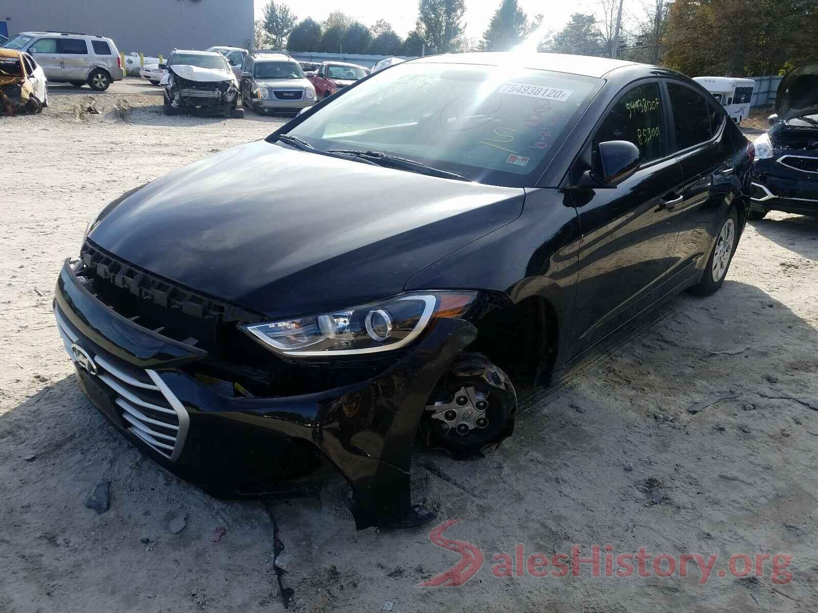 KMHD74LFXHU077737 2017 HYUNDAI ELANTRA