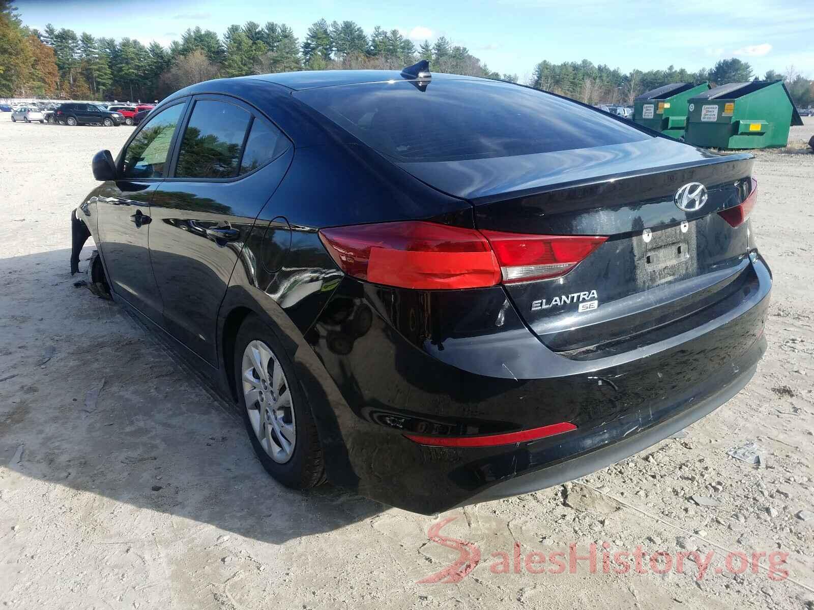 KMHD74LFXHU077737 2017 HYUNDAI ELANTRA