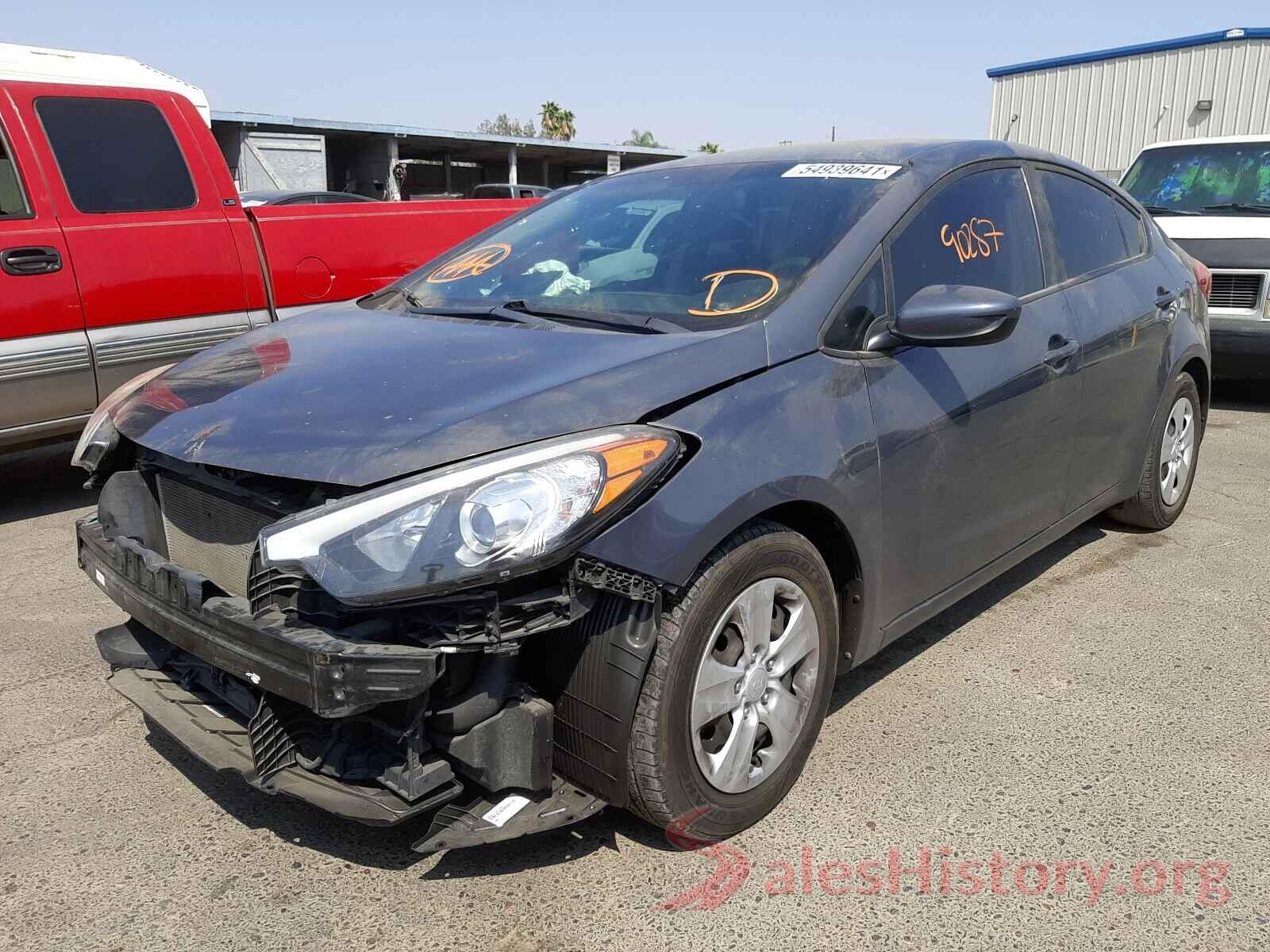 KNAFK4A66G5586342 2016 KIA FORTE