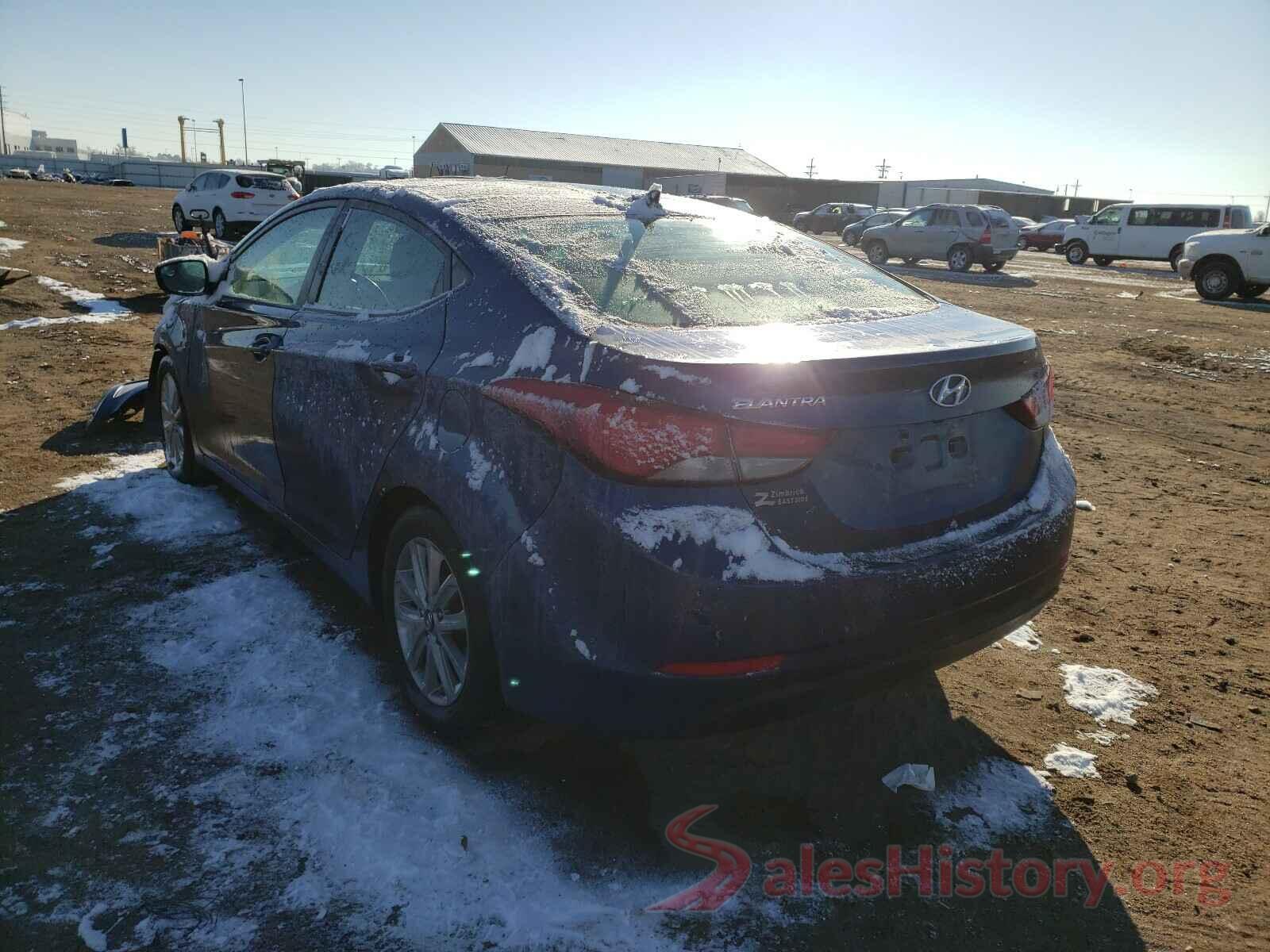 5NPDH4AE8GH683462 2016 HYUNDAI ELANTRA