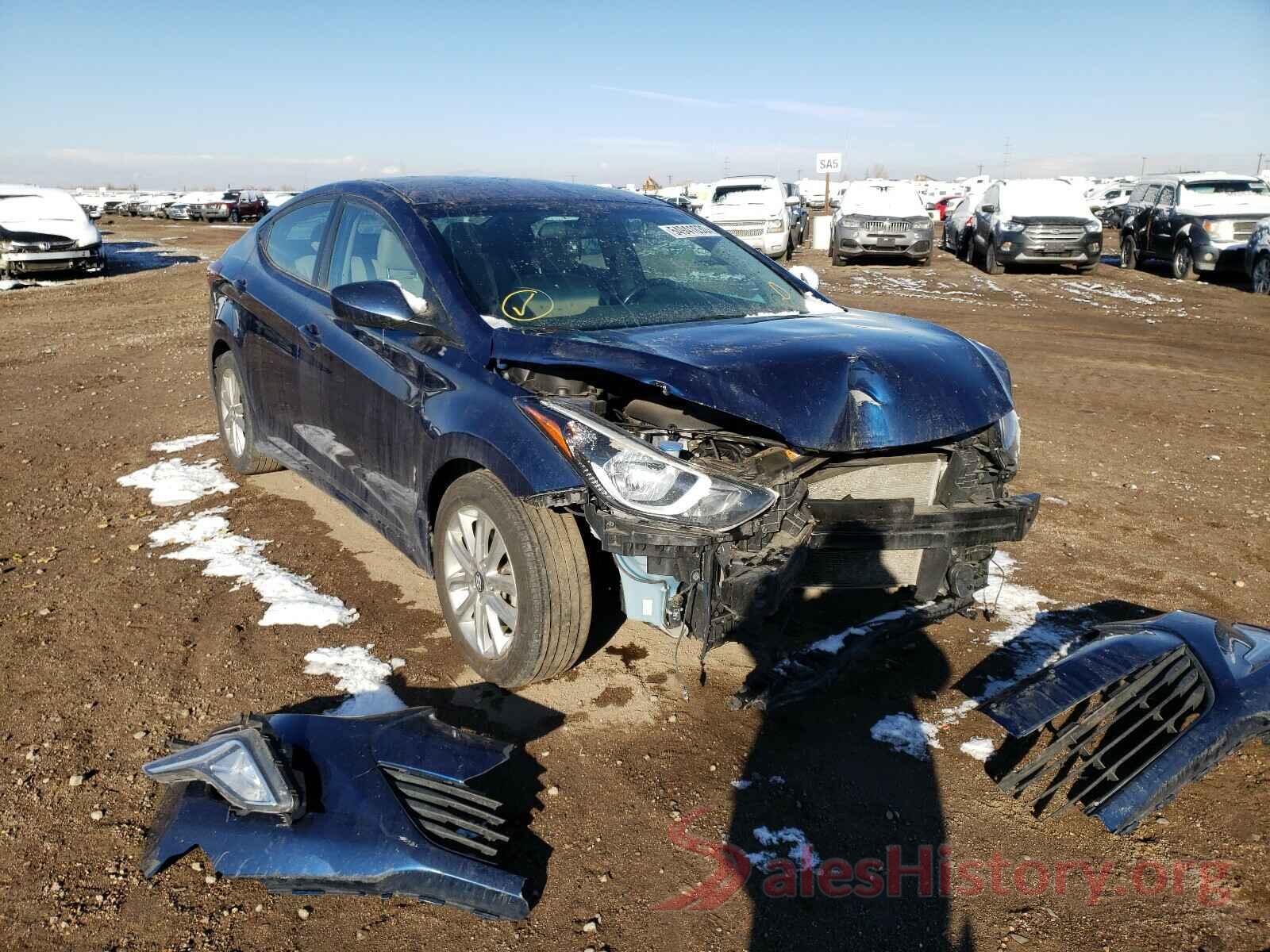 5NPDH4AE8GH683462 2016 HYUNDAI ELANTRA