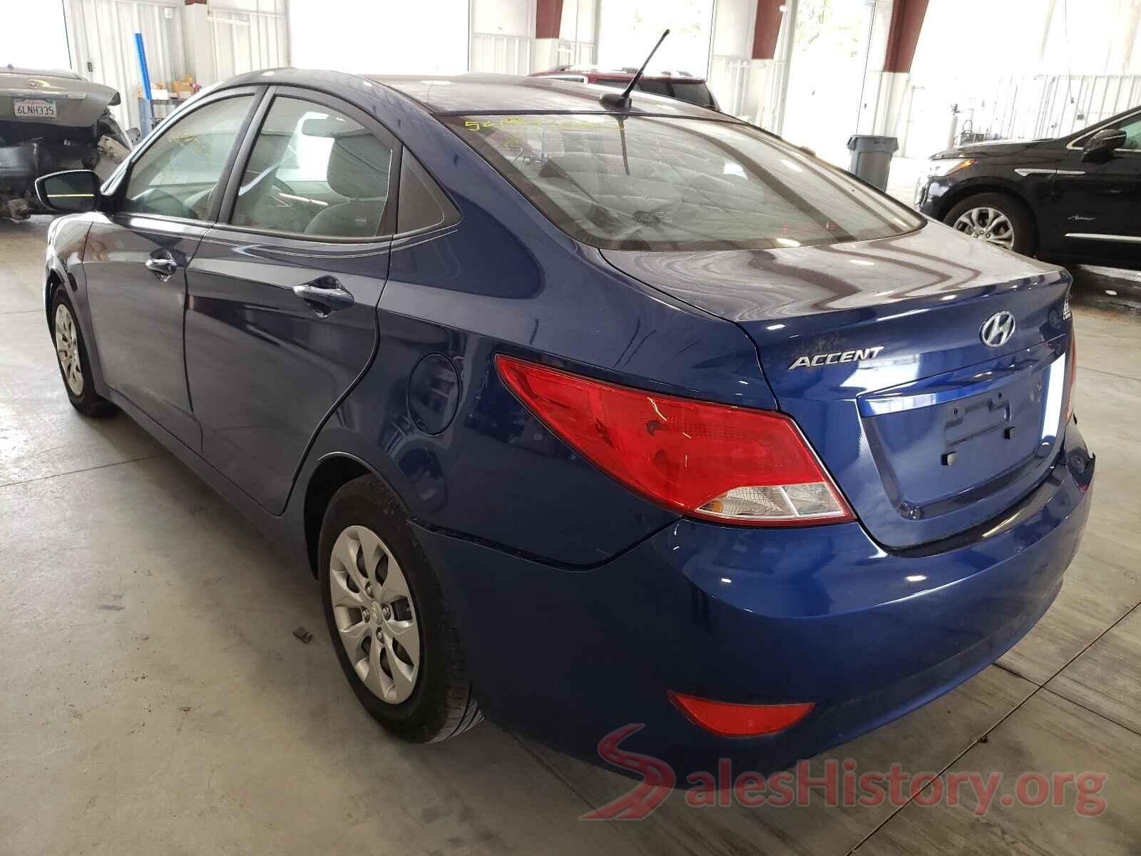 KMHCT4AE3GU083279 2016 HYUNDAI ACCENT