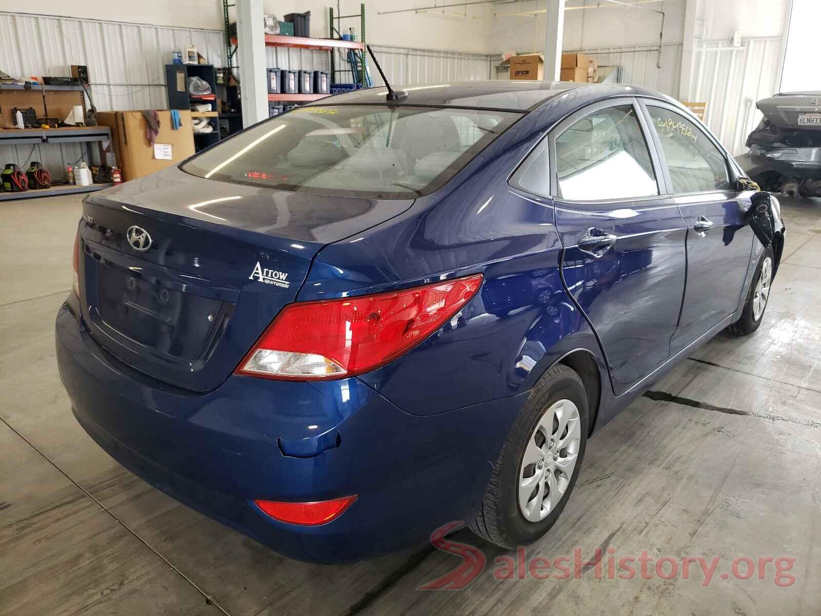 KMHCT4AE3GU083279 2016 HYUNDAI ACCENT