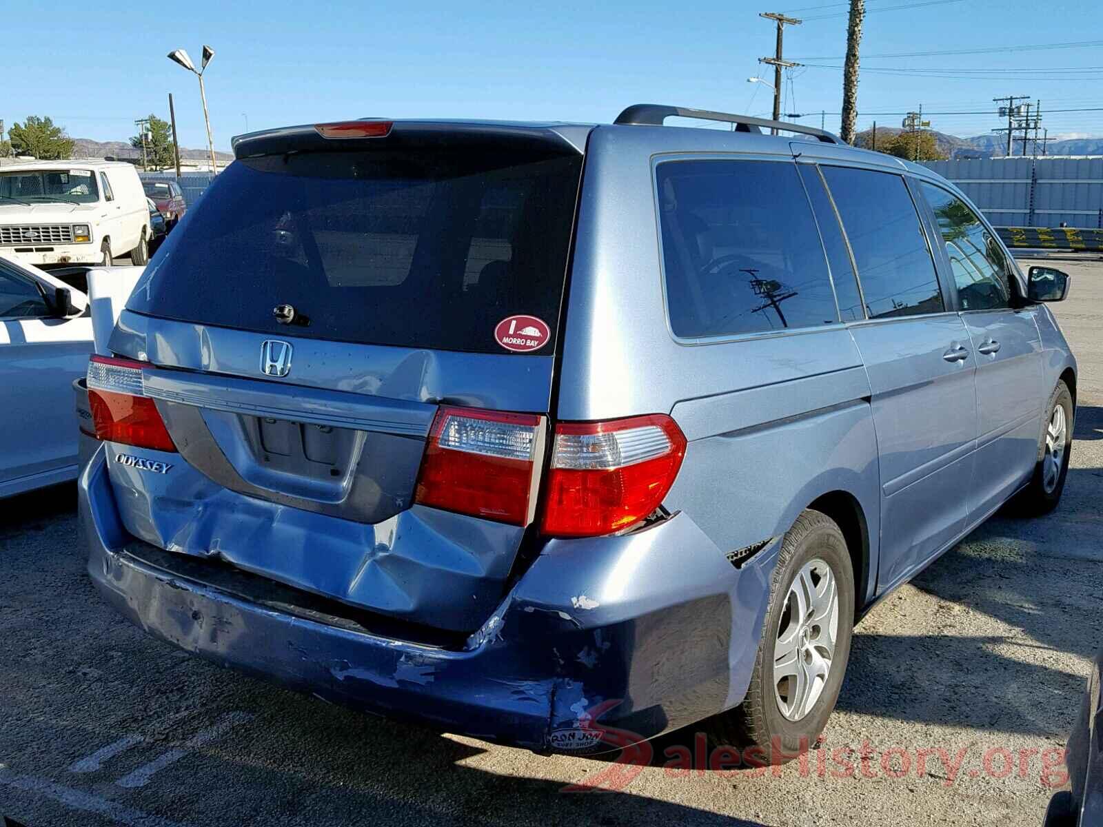 5FNRL38776B052284 2006 HONDA ODYSSEY EX