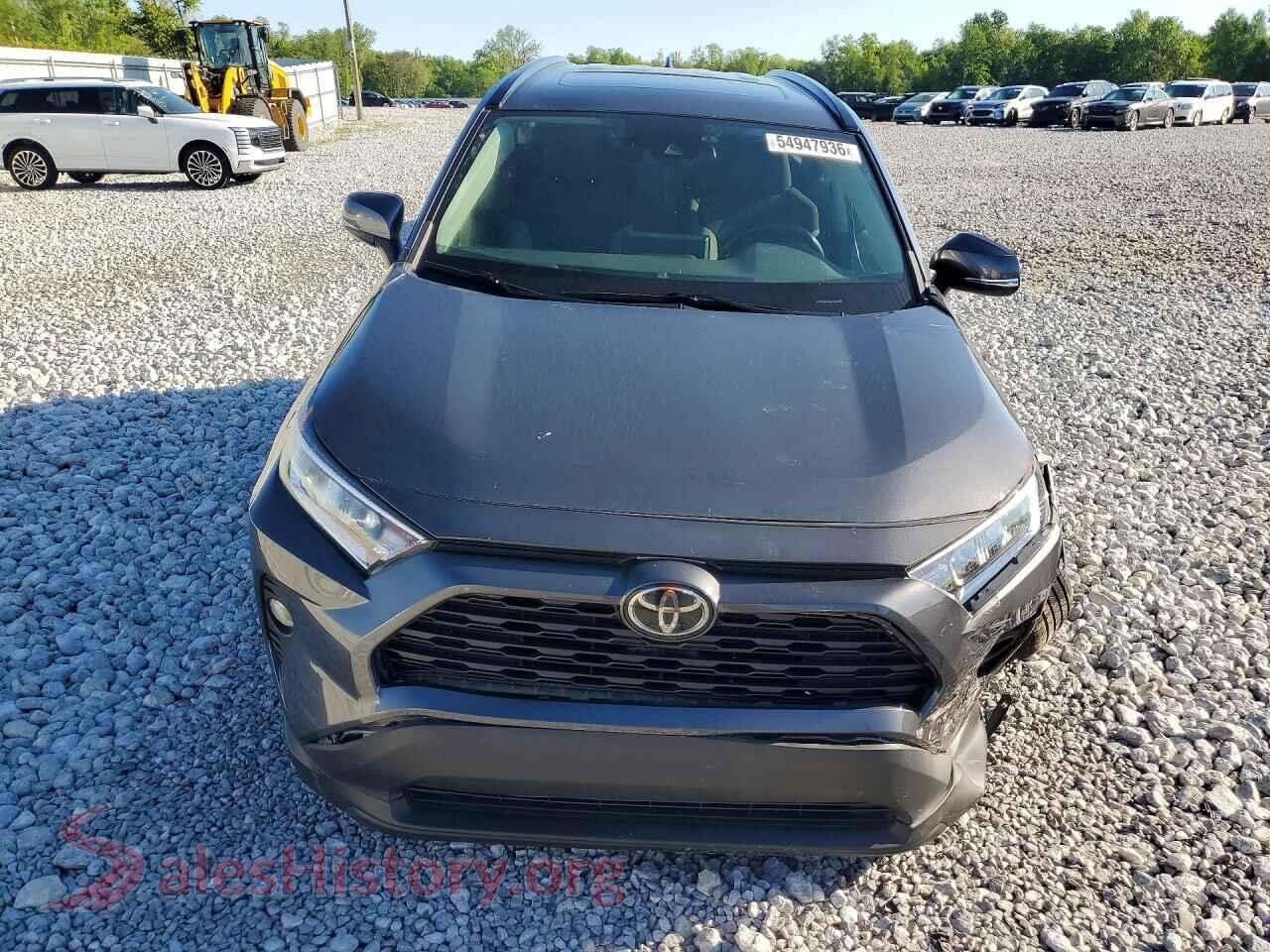 2019 TOYOTA RAV4 VIN 2T3P1RFV9KW083073, rear view