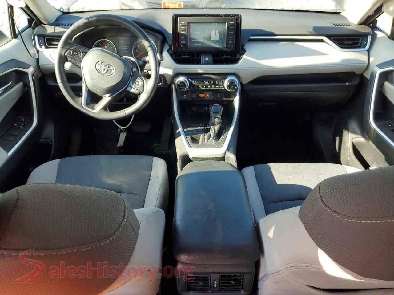 2019 TOYOTA RAV4 VIN 2T3P1RFV9KW083073, interior dashboard